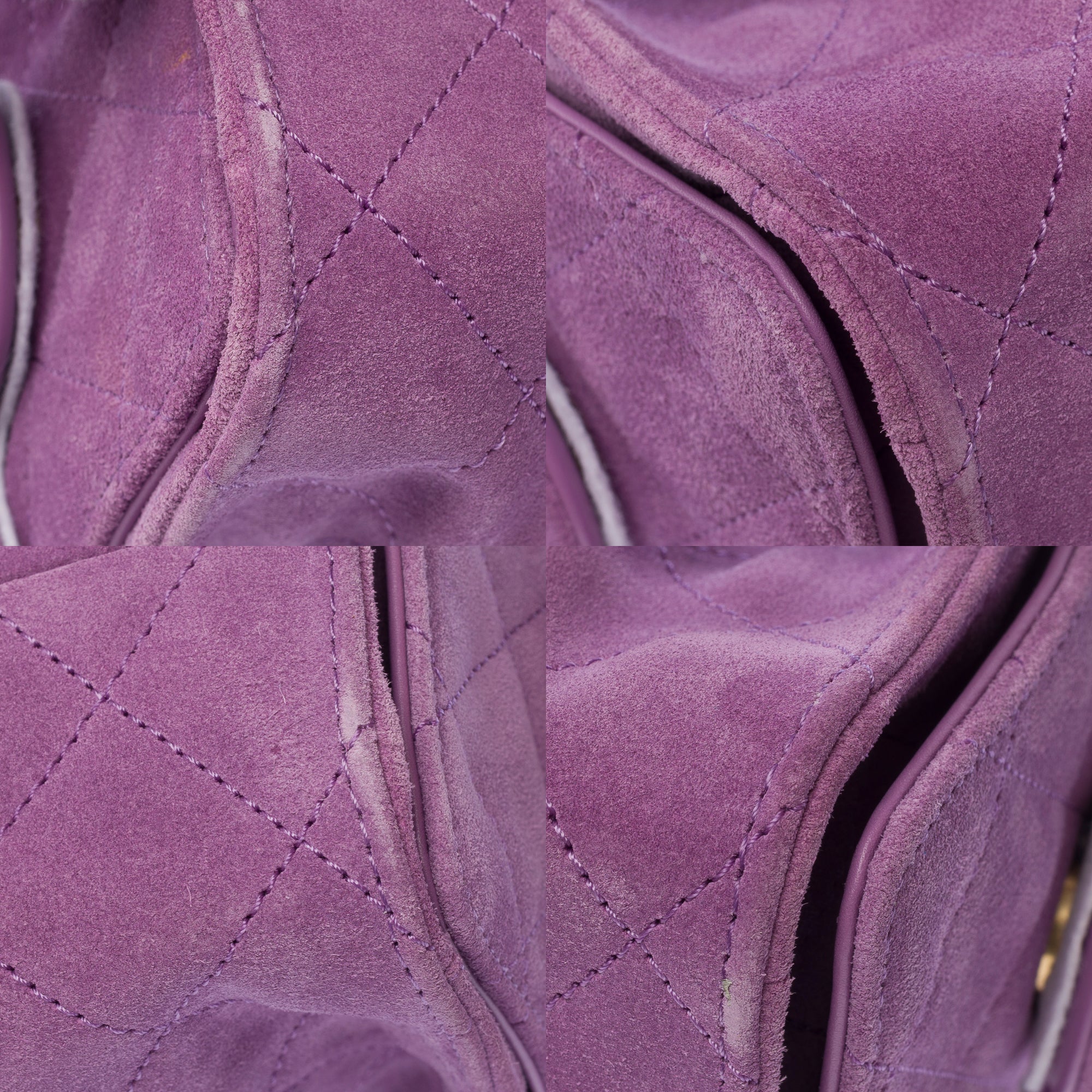 Sac CHANEL en Suède Violet - 103294