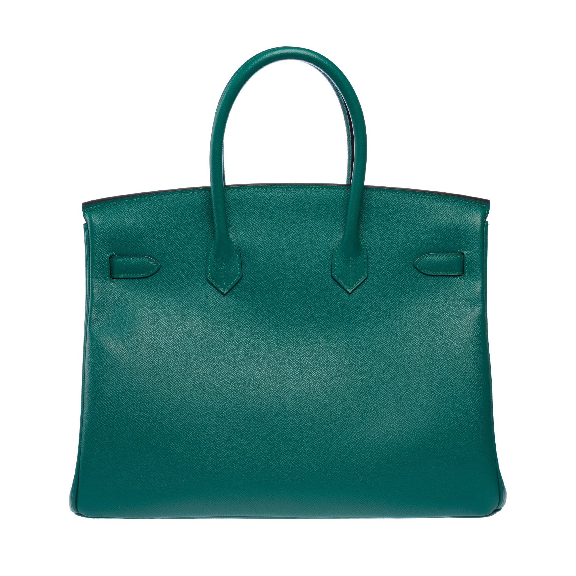 Sac HERMES Birkin 35 en Cuir Vert - 103298