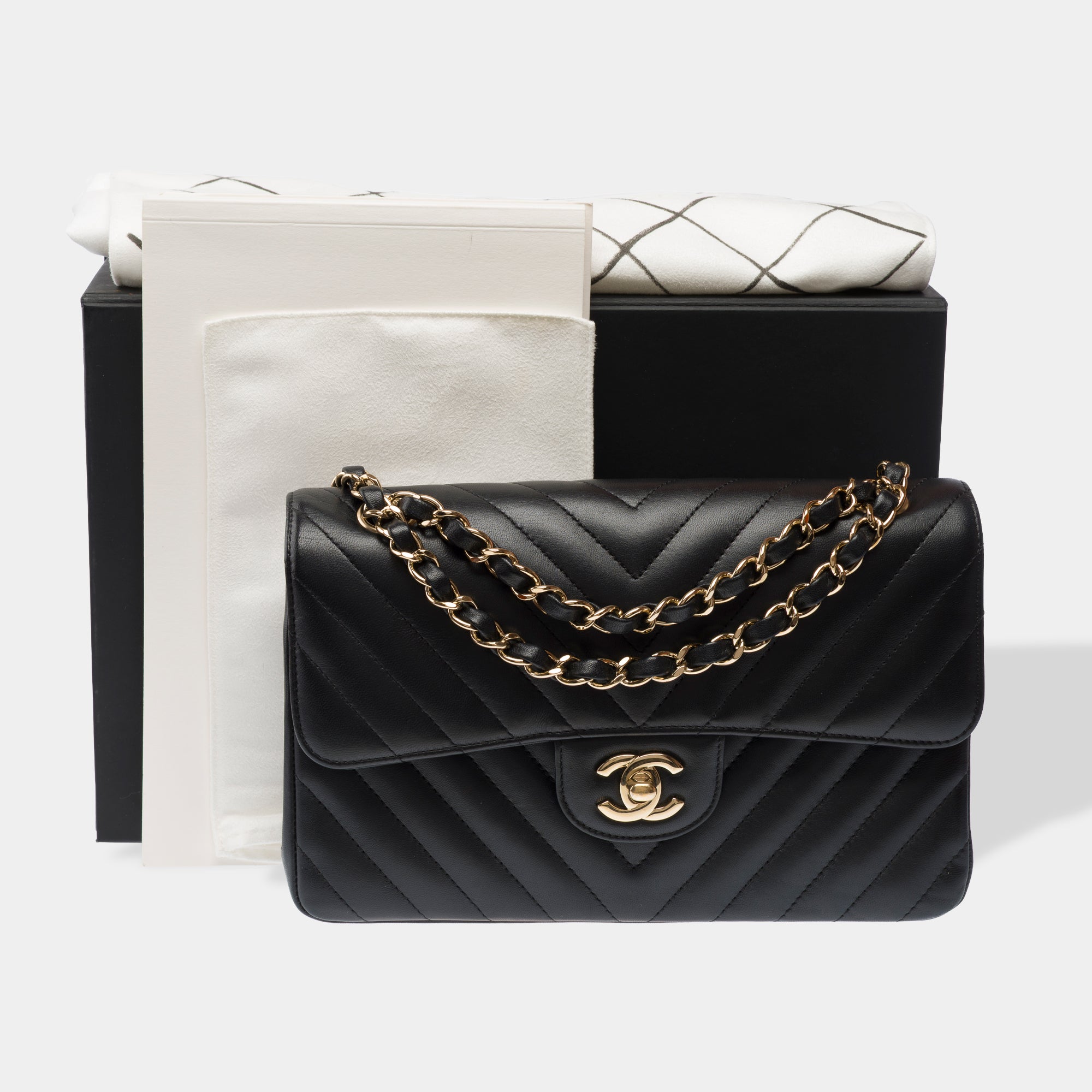 Sac CHANEL Timeless/Classique en Cuir Noir - 103317