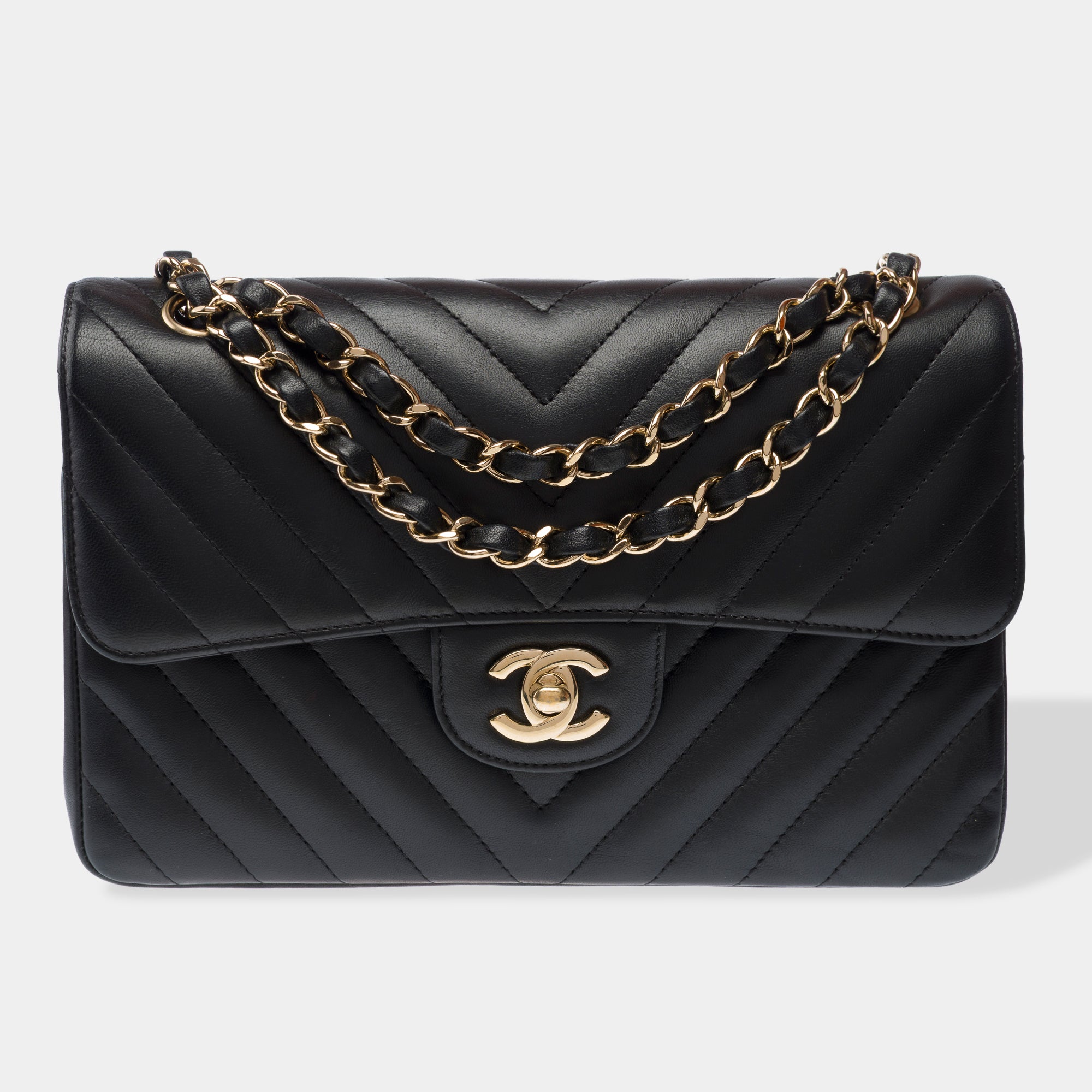 Sac CHANEL Timeless/Classique en Cuir Noir - 103317