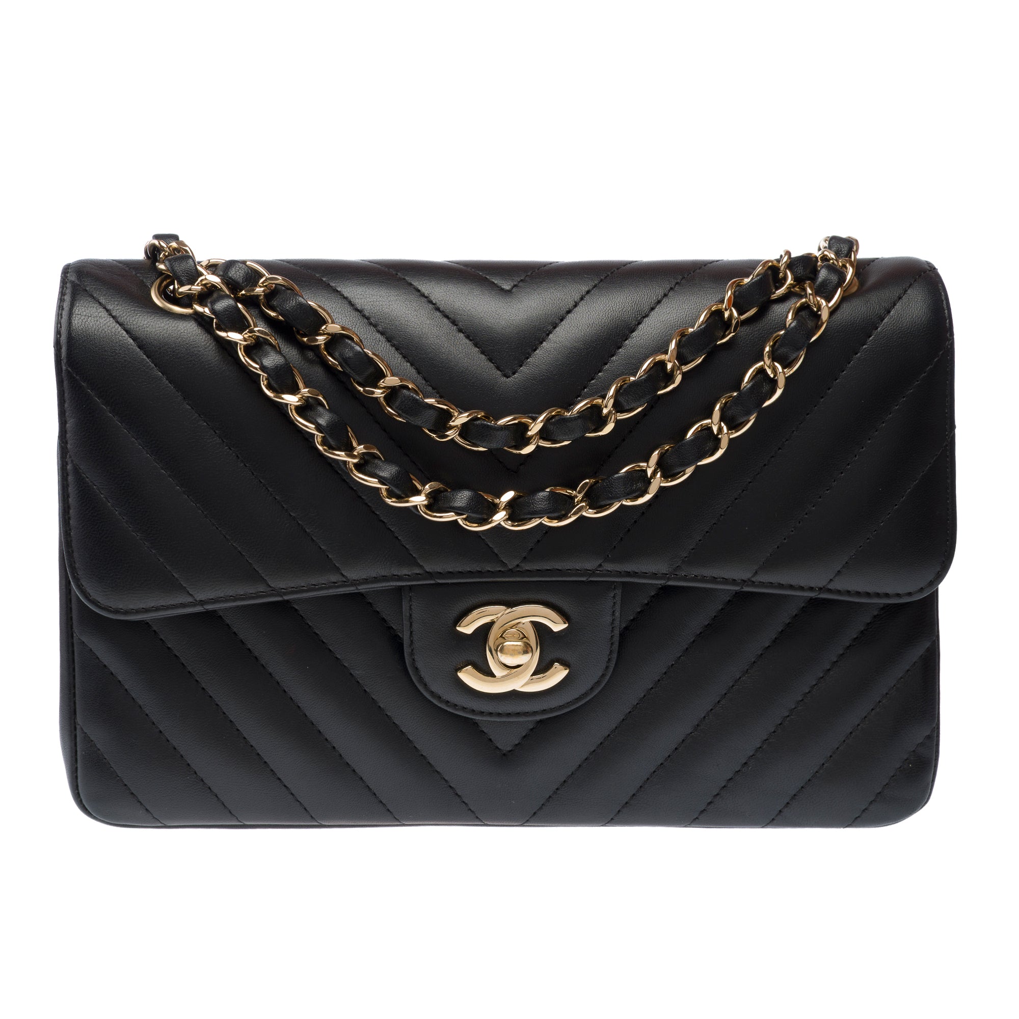 Sac CHANEL Timeless/Classique en Cuir Noir - 103317