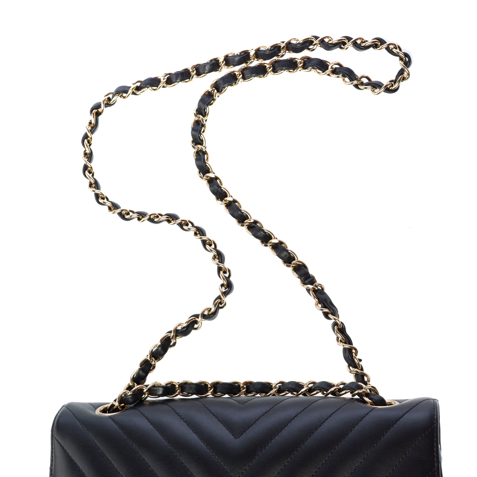Sac CHANEL Timeless/Classique en Cuir Noir - 103317