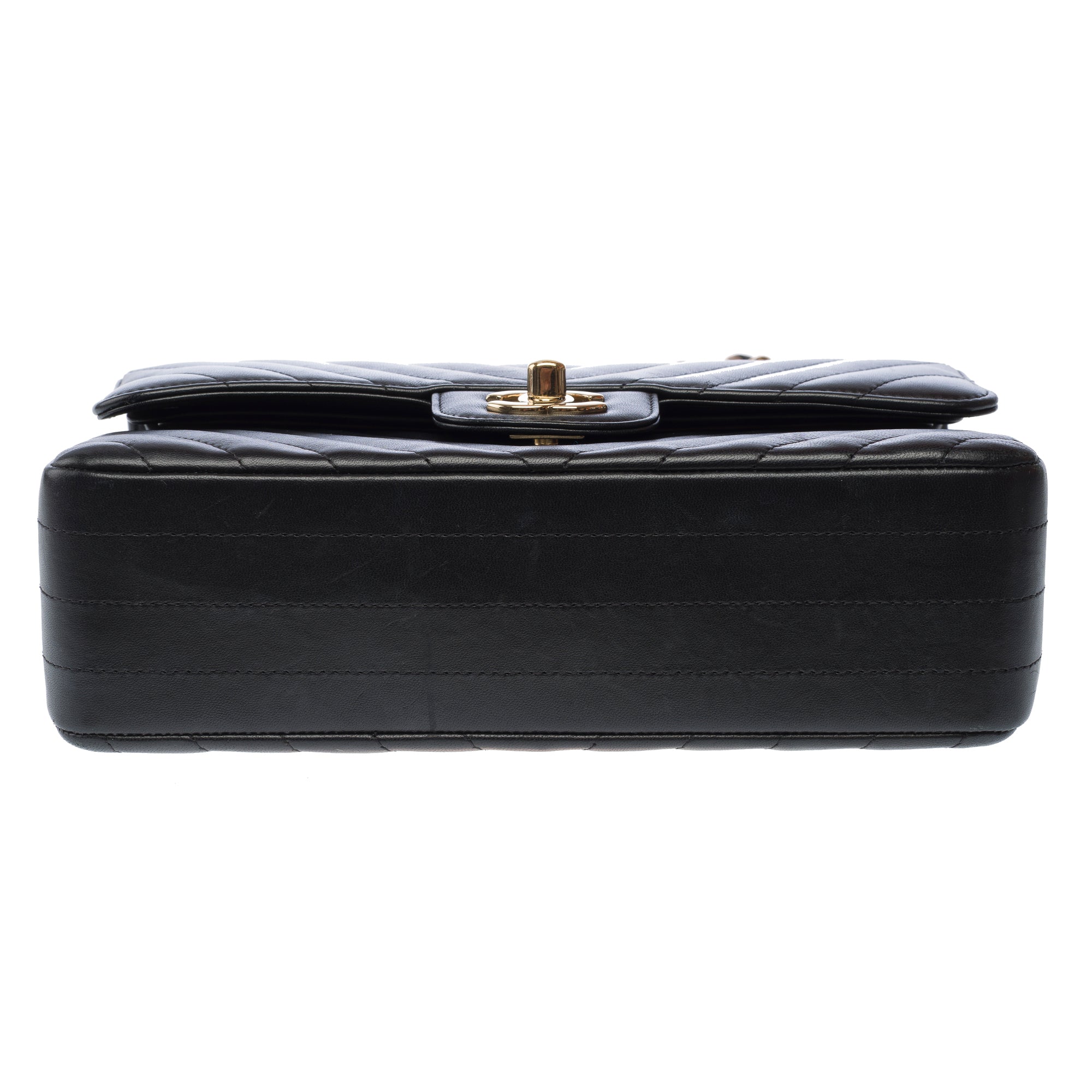 Sac CHANEL Timeless/Classique en Cuir Noir - 103317