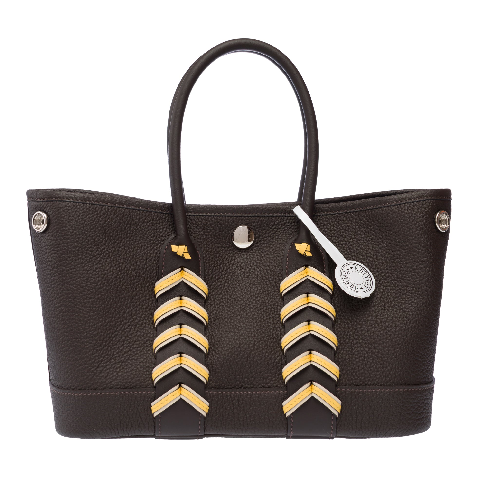 Sac HERMES Garden Party en Cuir Marron - 103323