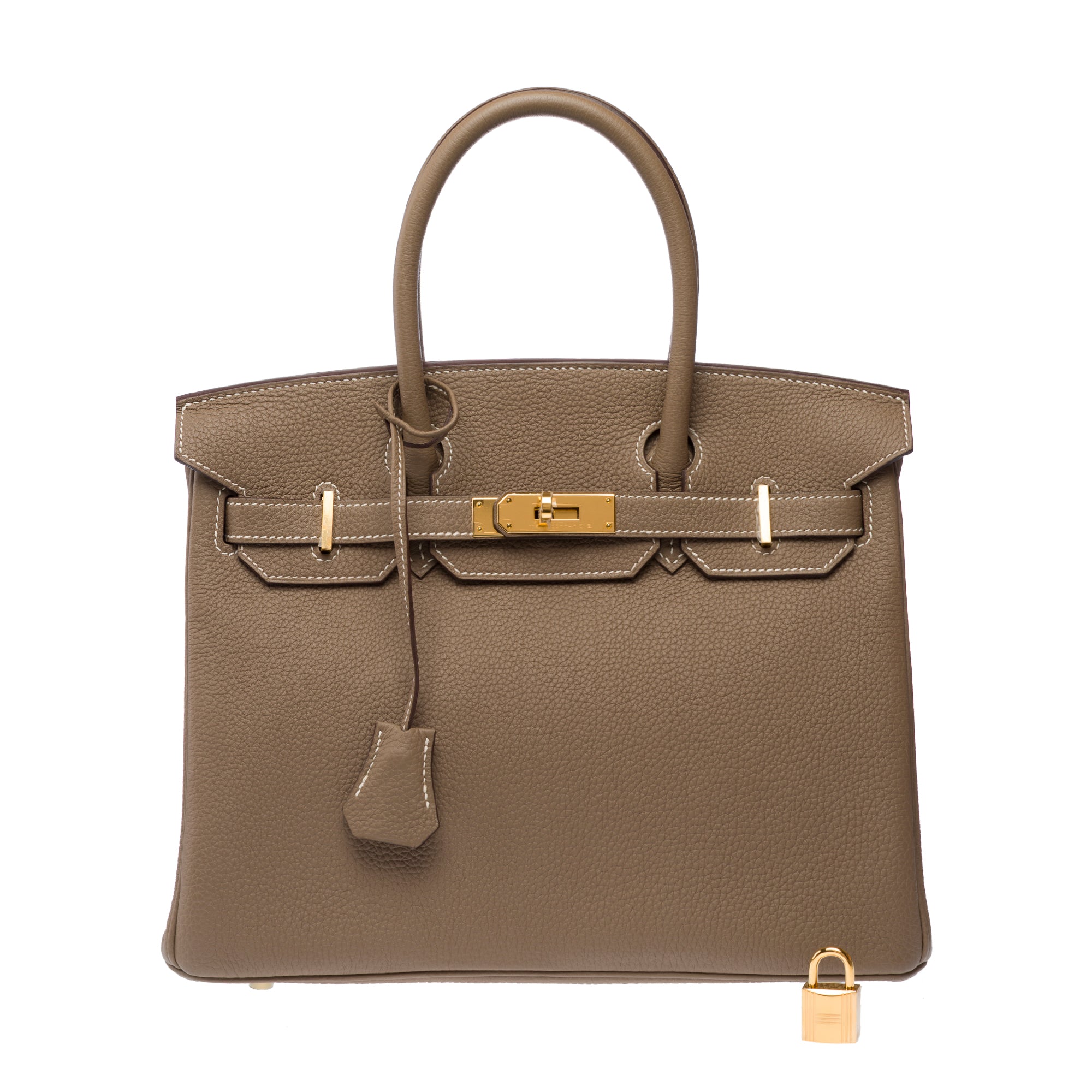 Sac HERMES Birkin 30 en Cuir Étoupe - 103309