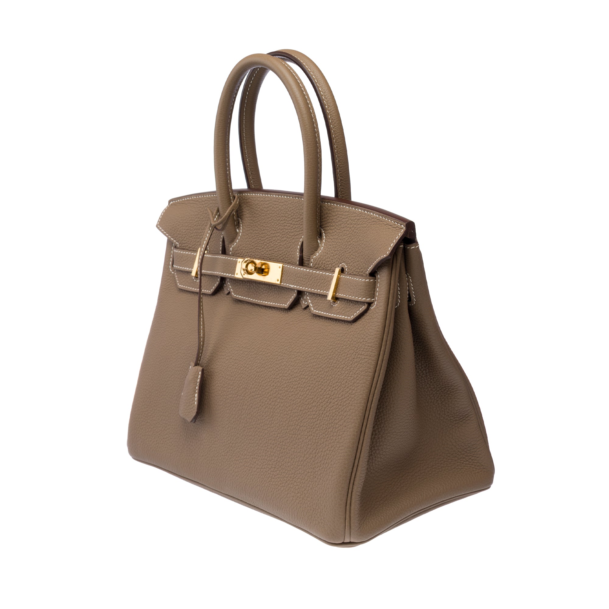 Sac HERMES Birkin 30 en Cuir Étoupe - 103309