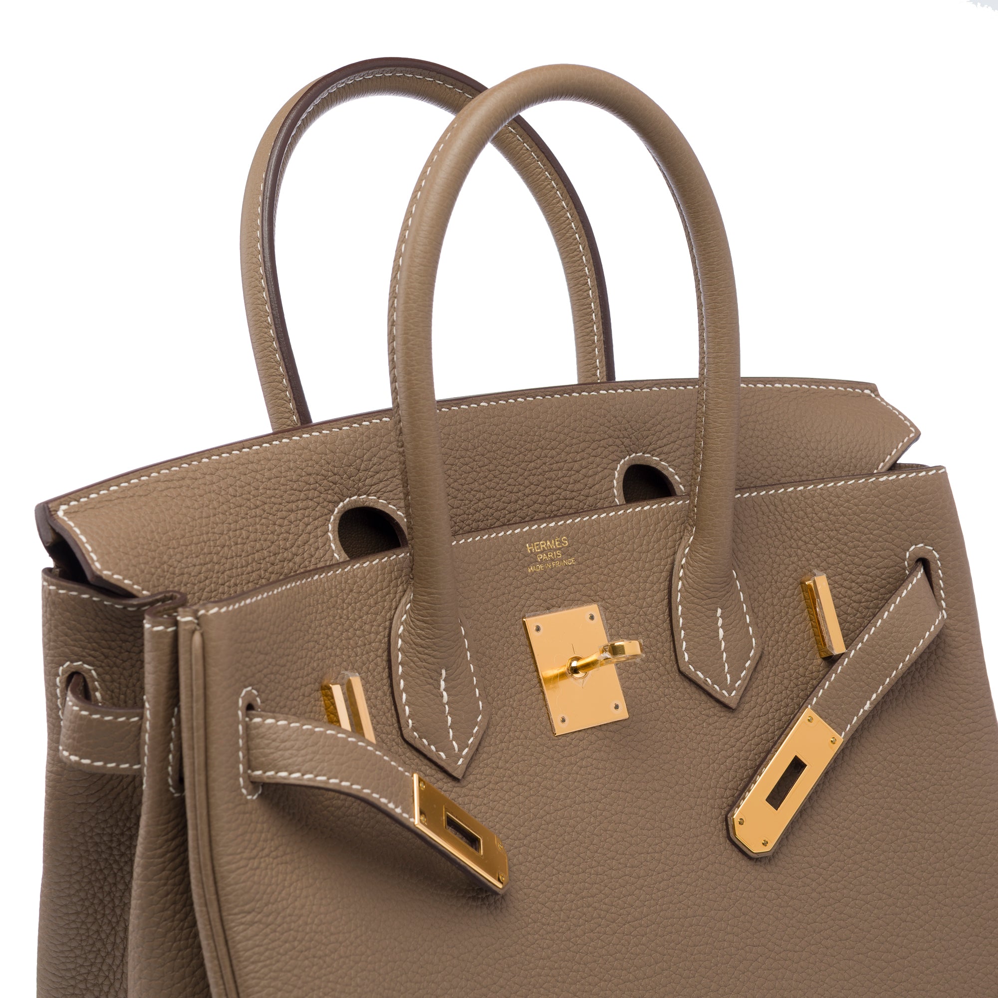 Sac HERMES Birkin 30 en Cuir Étoupe - 103309