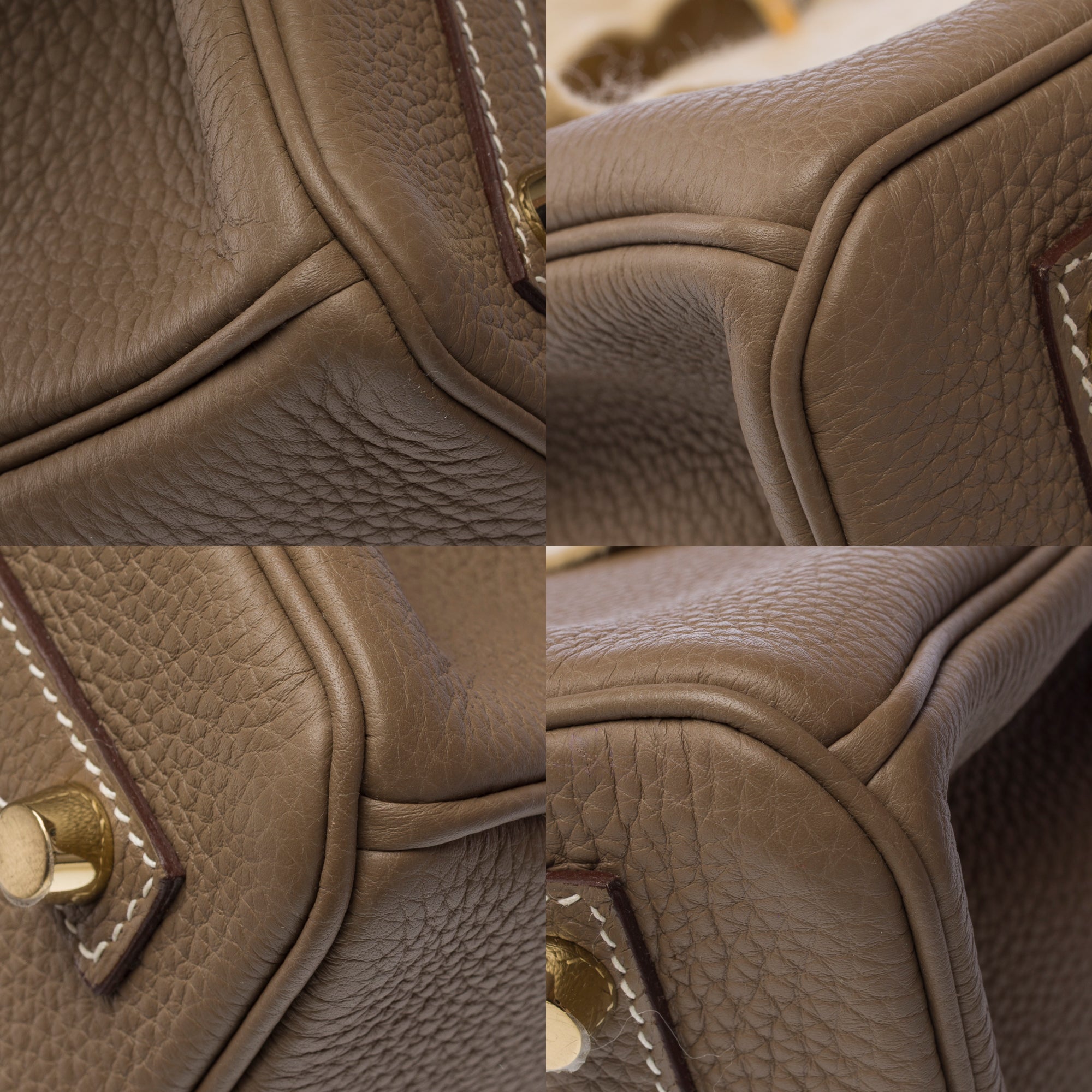 Sac HERMES Birkin 30 en Cuir Étoupe - 103309