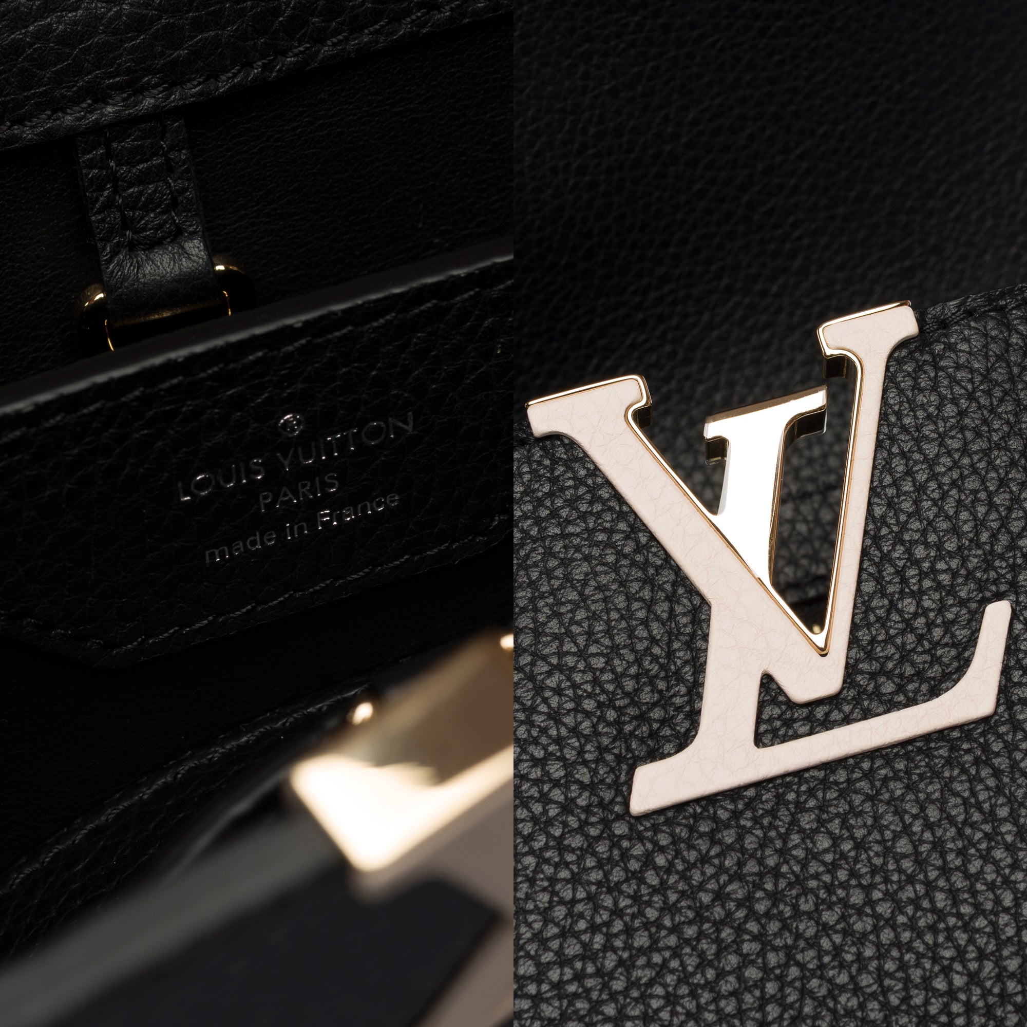 Sac LOUIS VUITTON Capucines en Cuir Noir - 103320