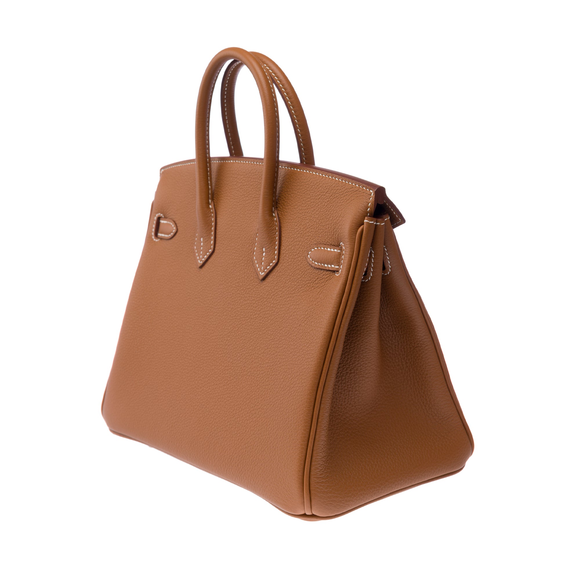 Sac HERMES Birkin 25 en Cuir Doré - 103325