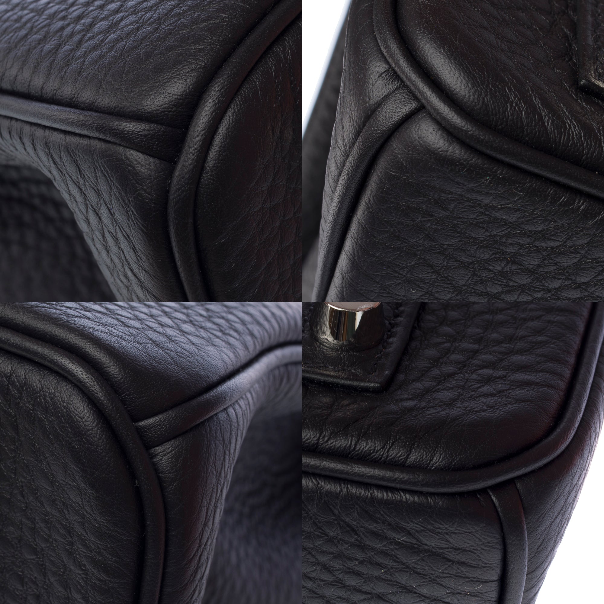 Sac HERMES Birkin 30 en Cuir Noir - 103327