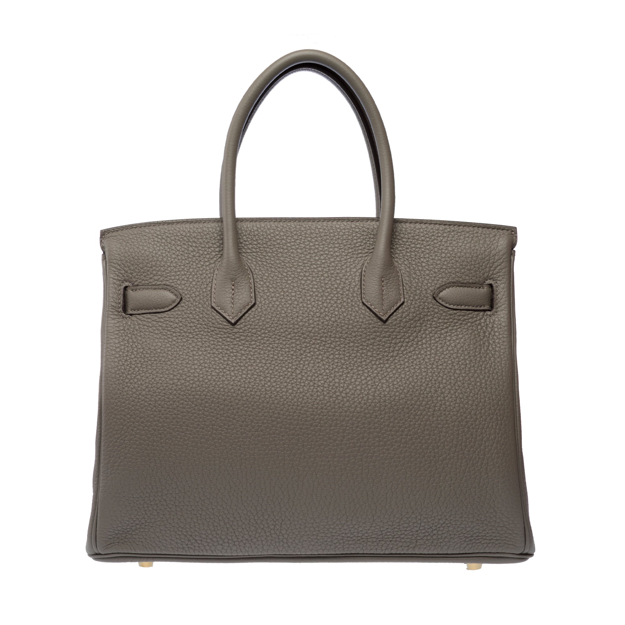 Sac HERMES Birkin 30 en Cuir Gris - 103307