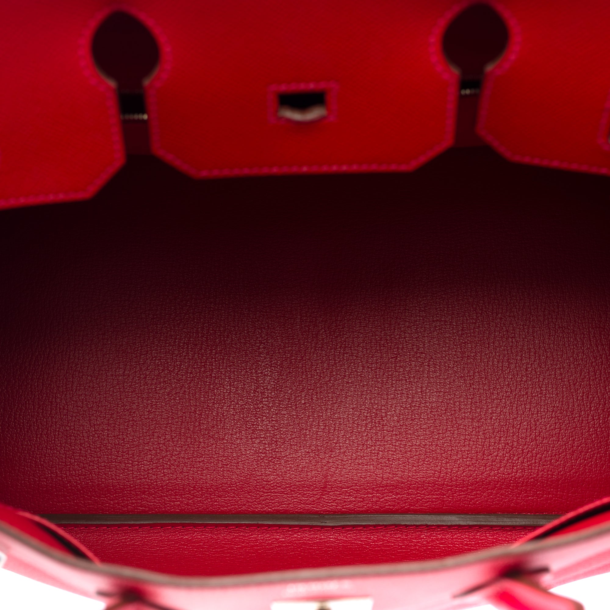 Sac HERMES Birkin 35 en Cuir Rouge - 103312