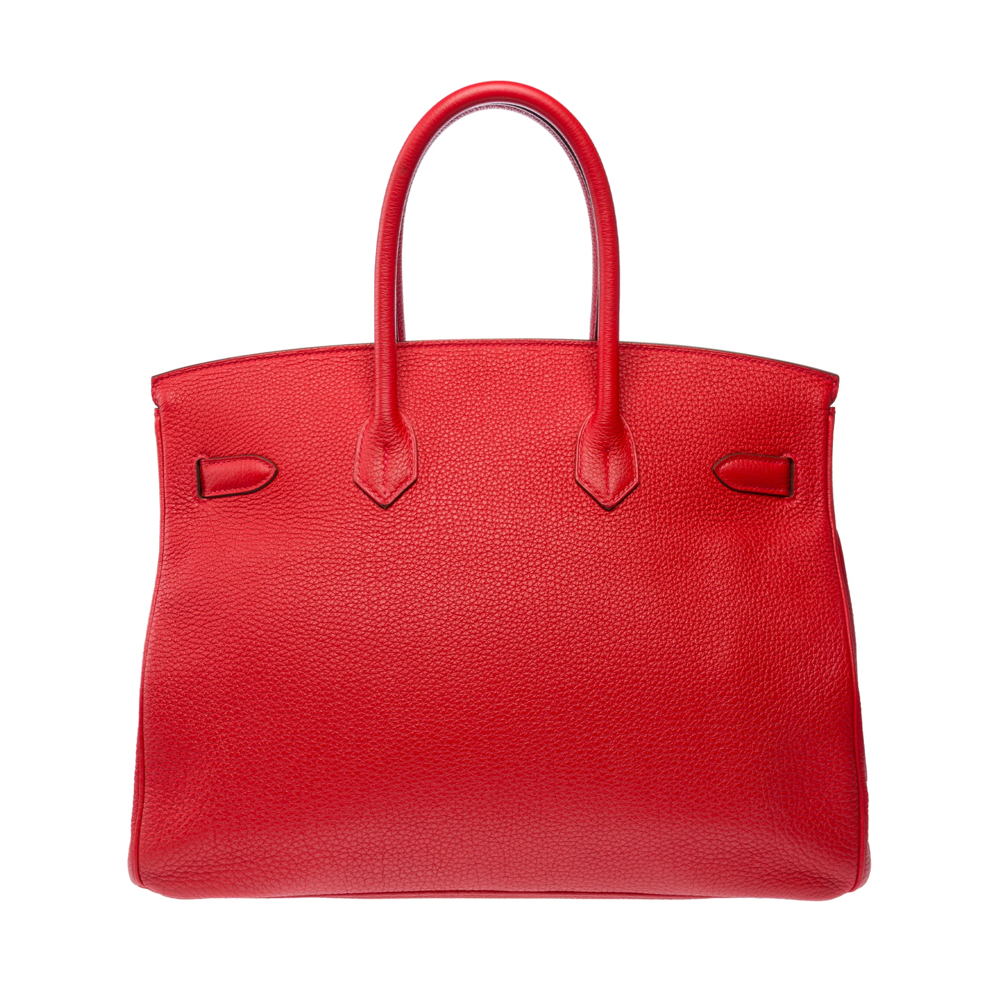 Sac HERMES Birkin 35 en Cuir Rouge - 103313