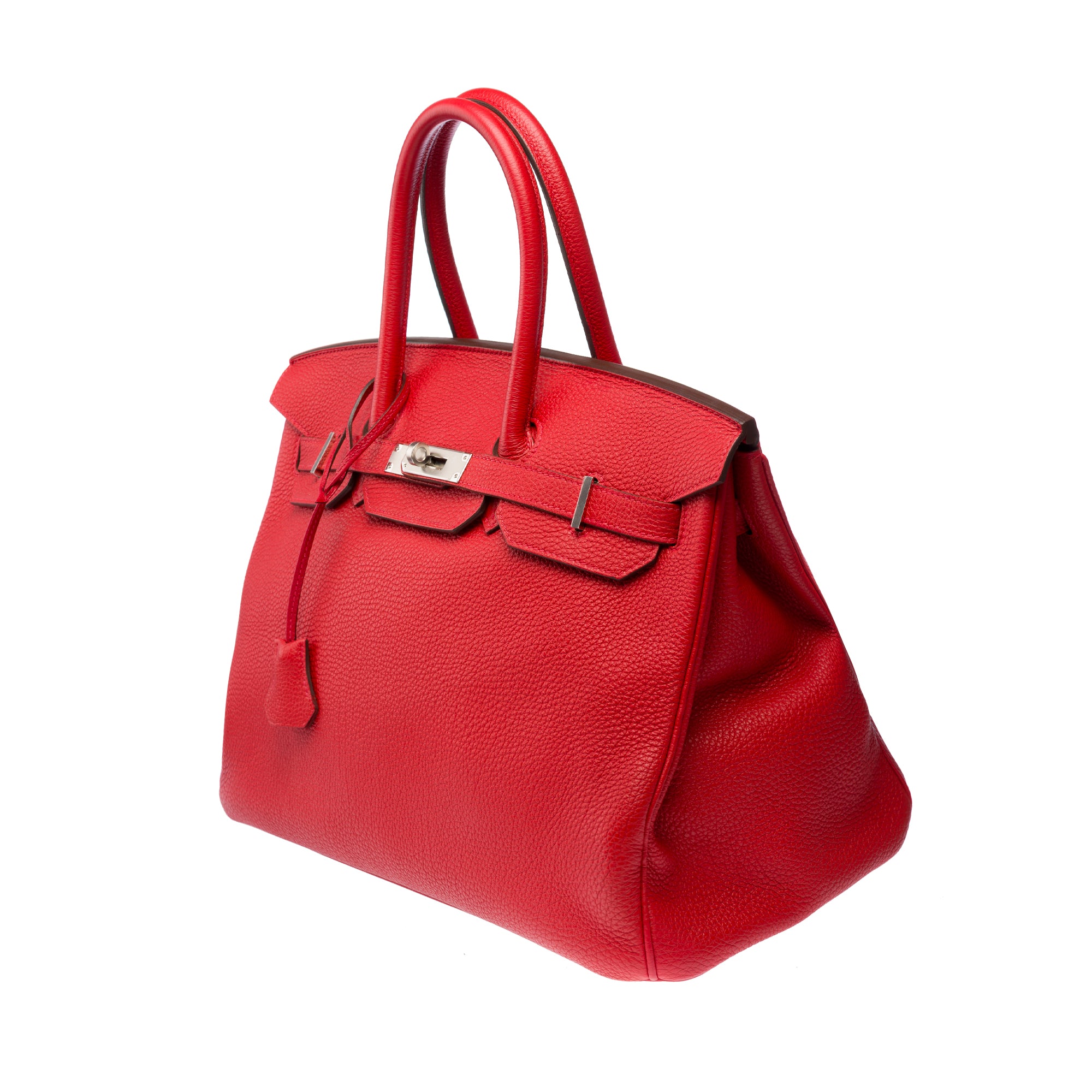Sac HERMES Birkin 35 en Cuir Rouge - 103313