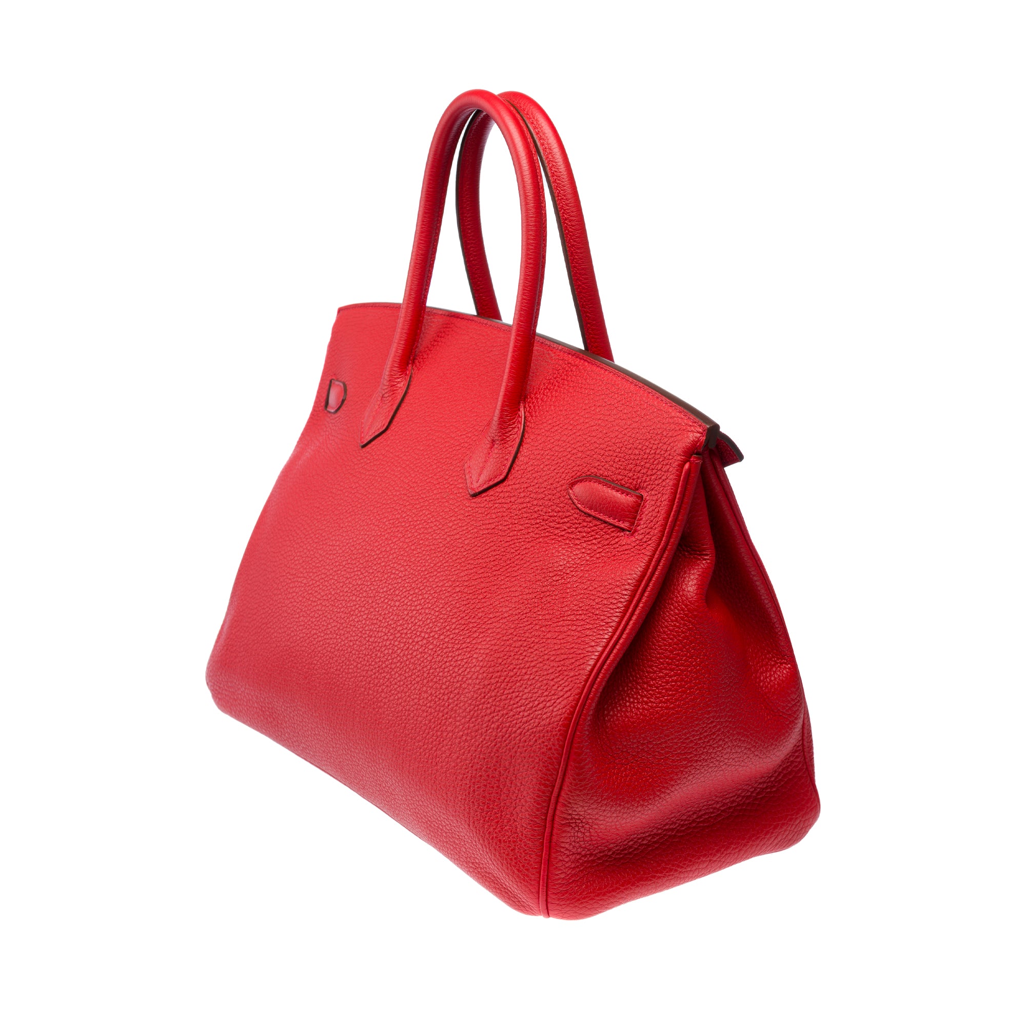 Sac HERMES Birkin 35 en Cuir Rouge - 103313