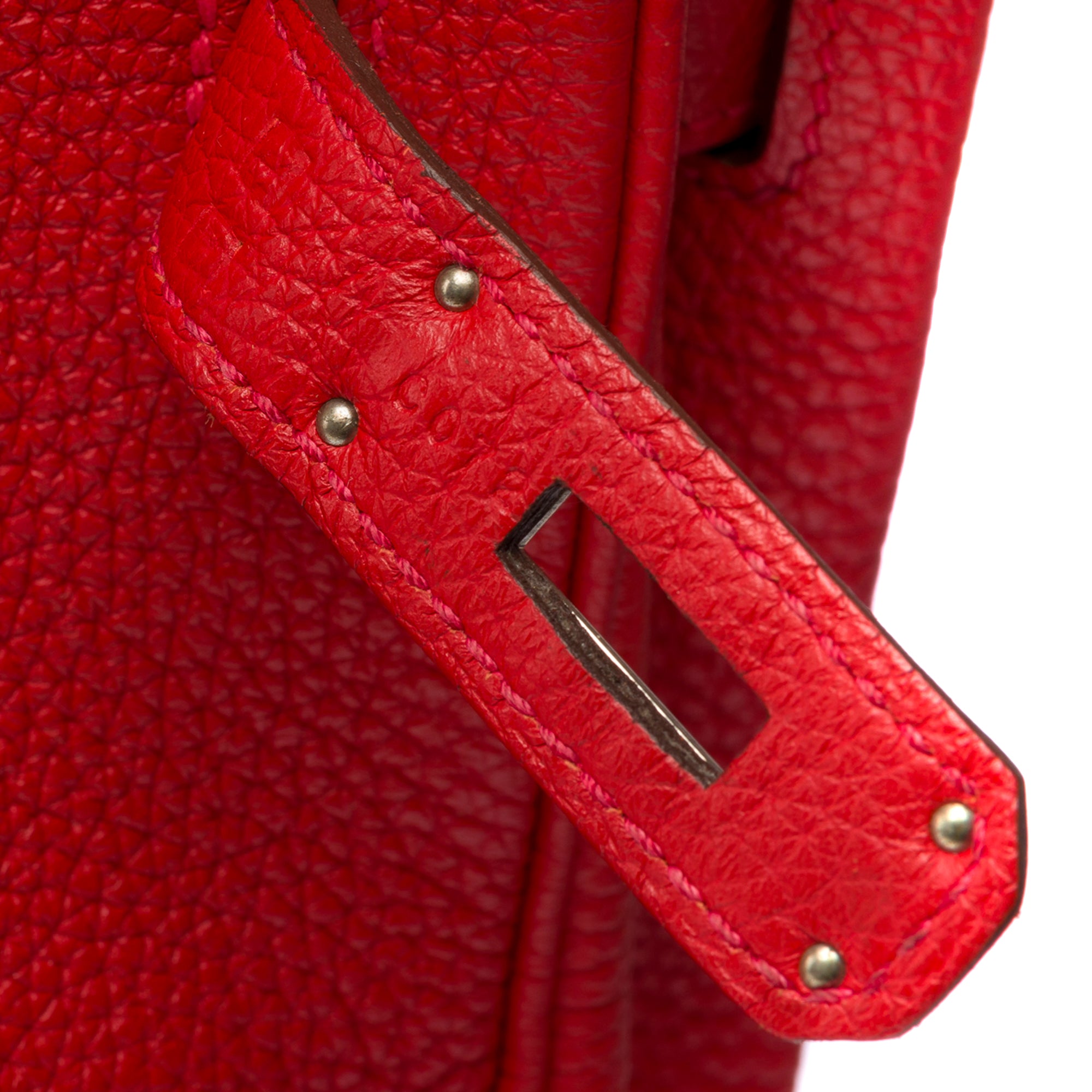 Sac HERMES Birkin 35 en Cuir Rouge - 103313