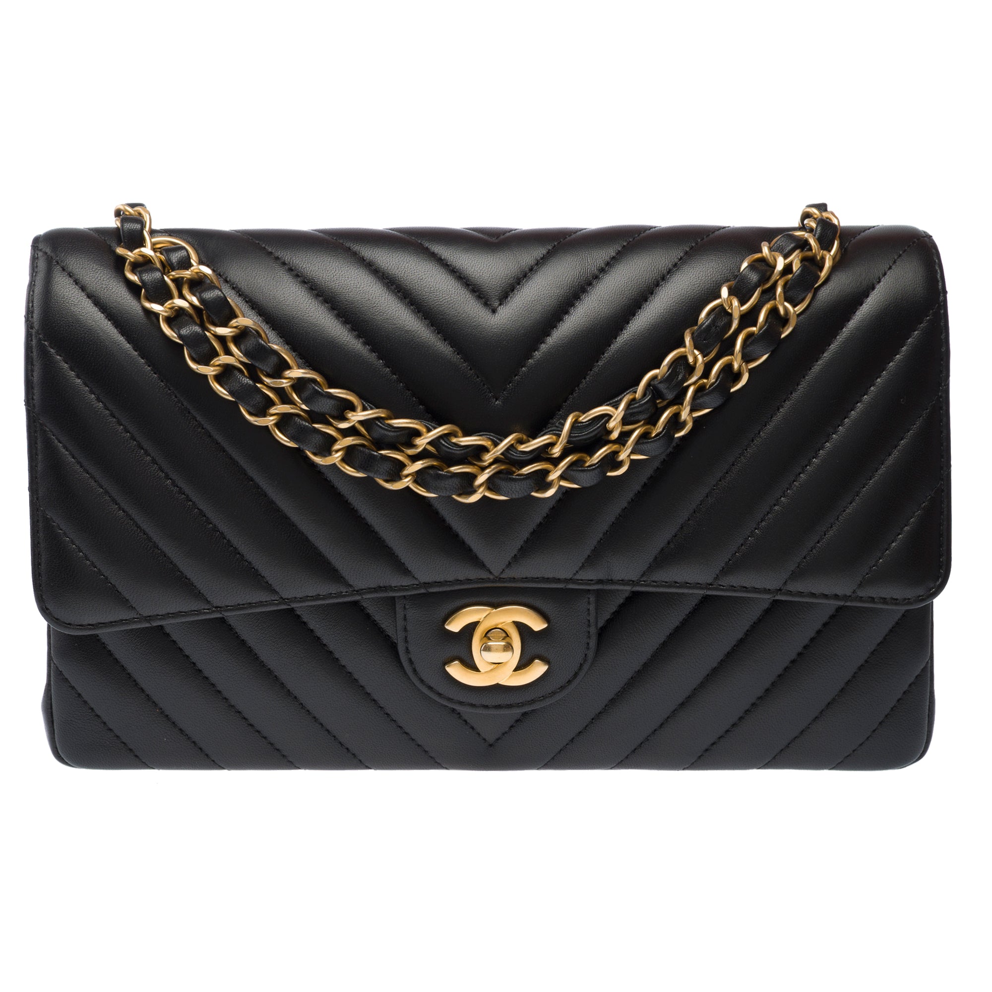 Sac CHANEL Timeless/Classique en Cuir Noir - 103310
