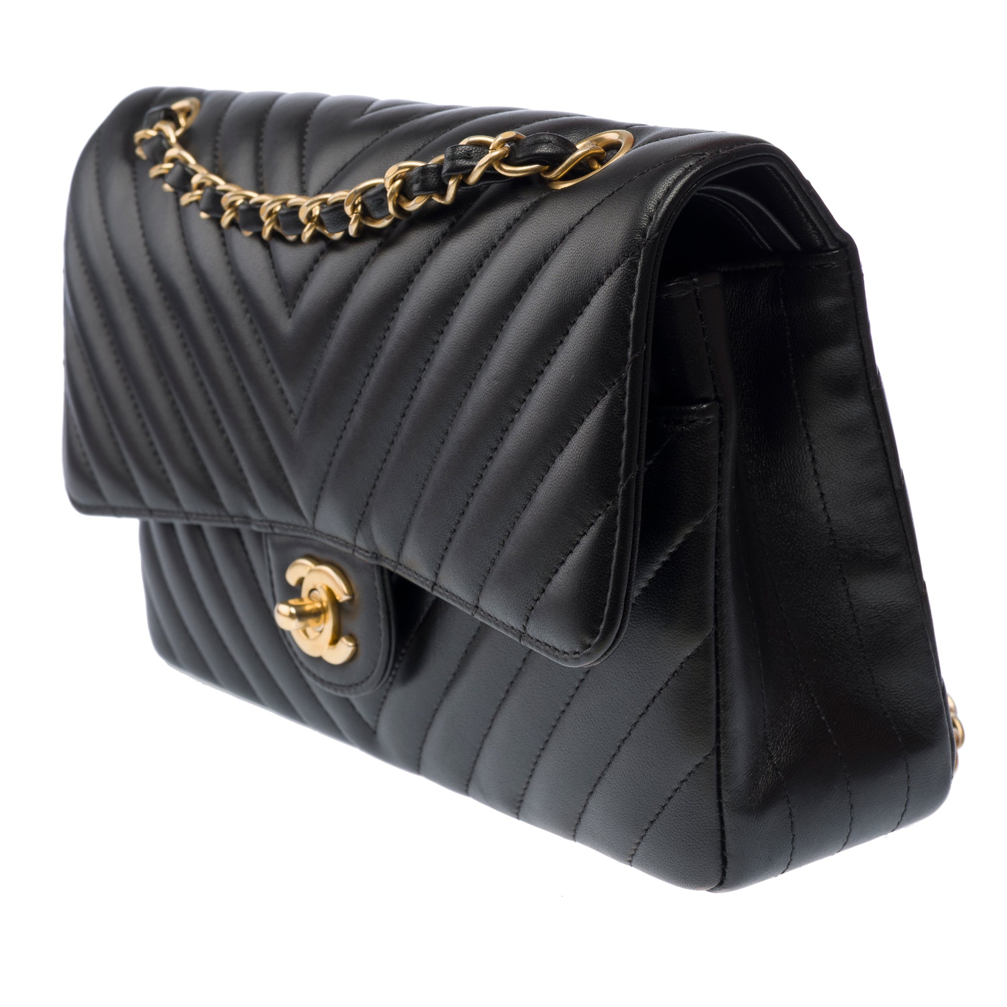 Sac CHANEL Timeless/Classique en Cuir Noir - 103310