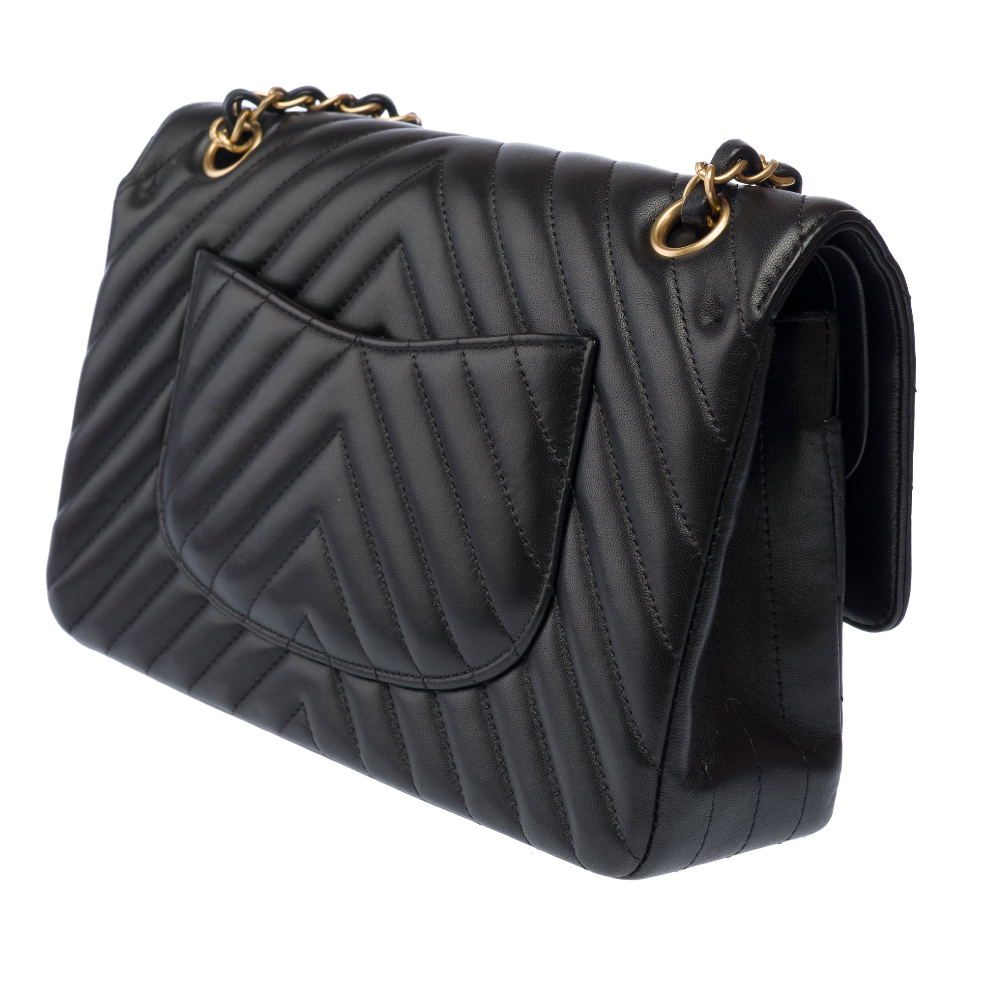 Sac CHANEL Timeless/Classique en Cuir Noir - 103310