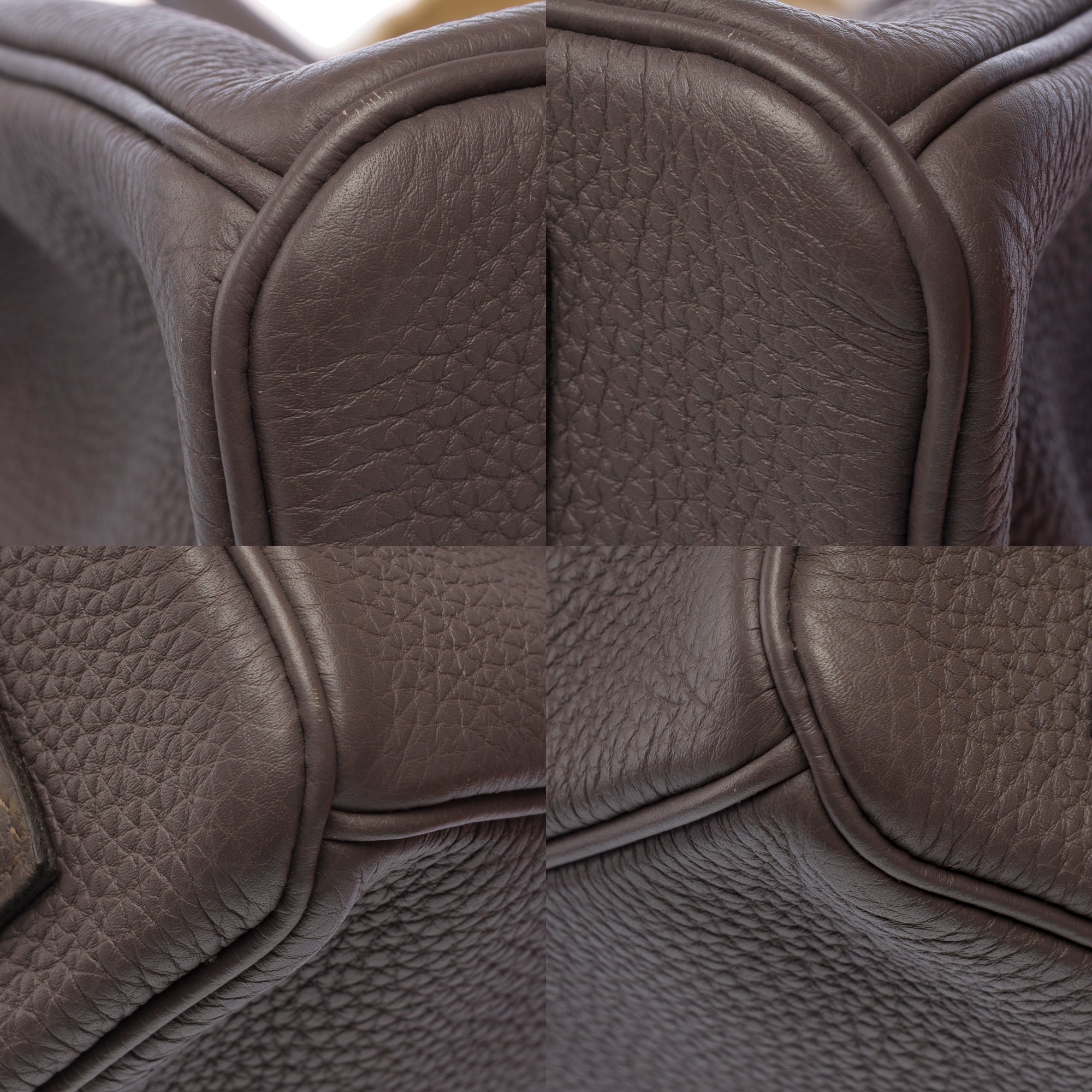 Sac HERMES Birkin 35 en Cuir Gris - 103318
