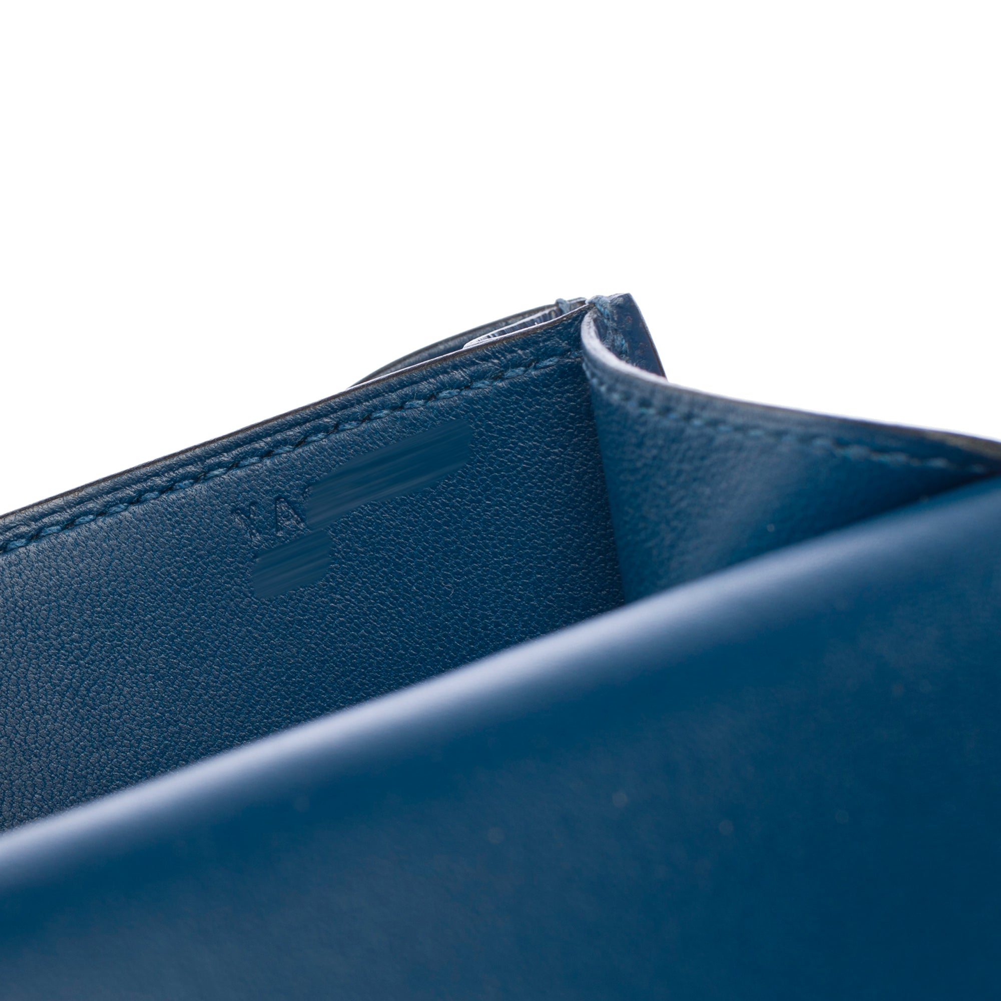 Sac HERMES Constance en Cuir Bleu - 103314
