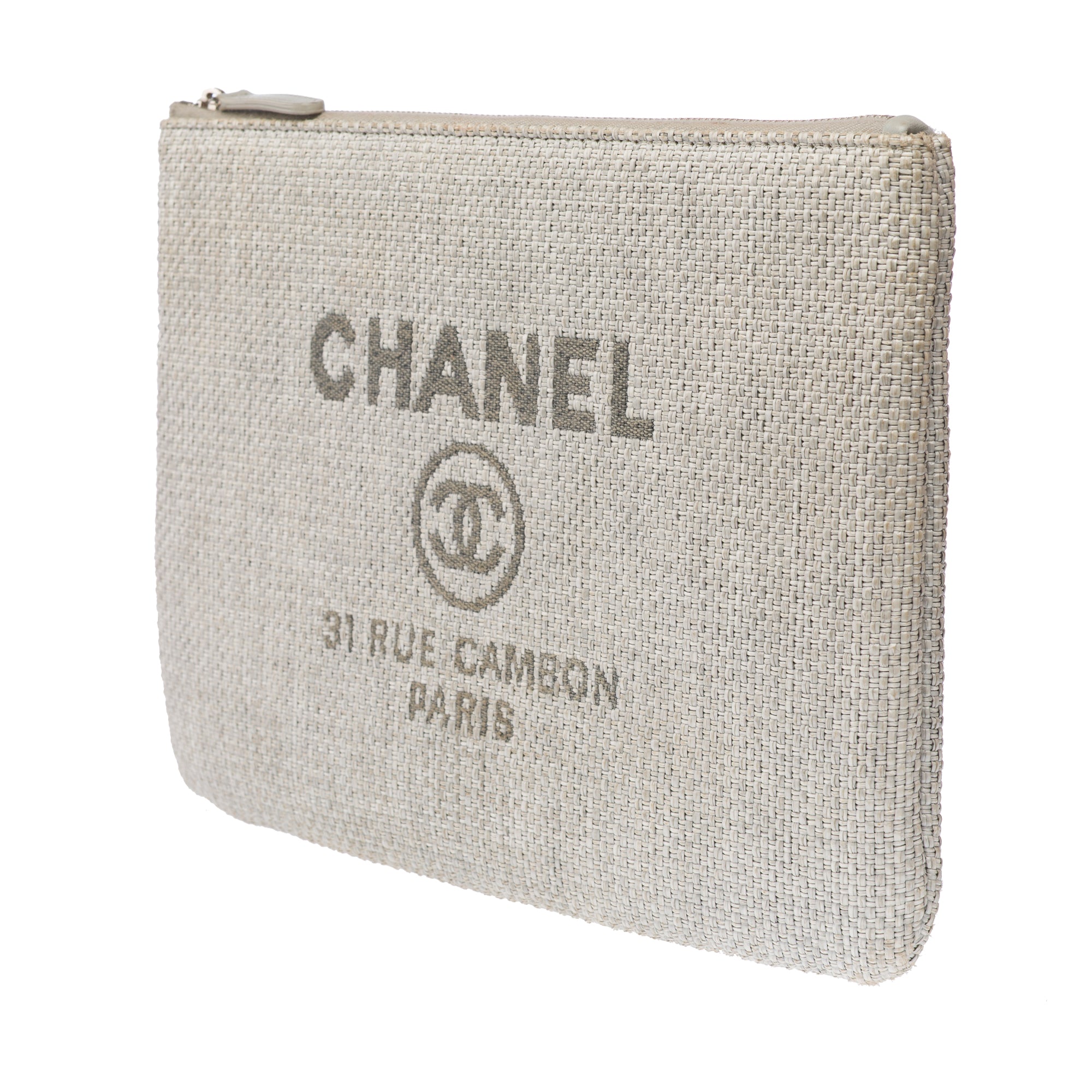 Sac CHANEL en Toile Gris - 103301