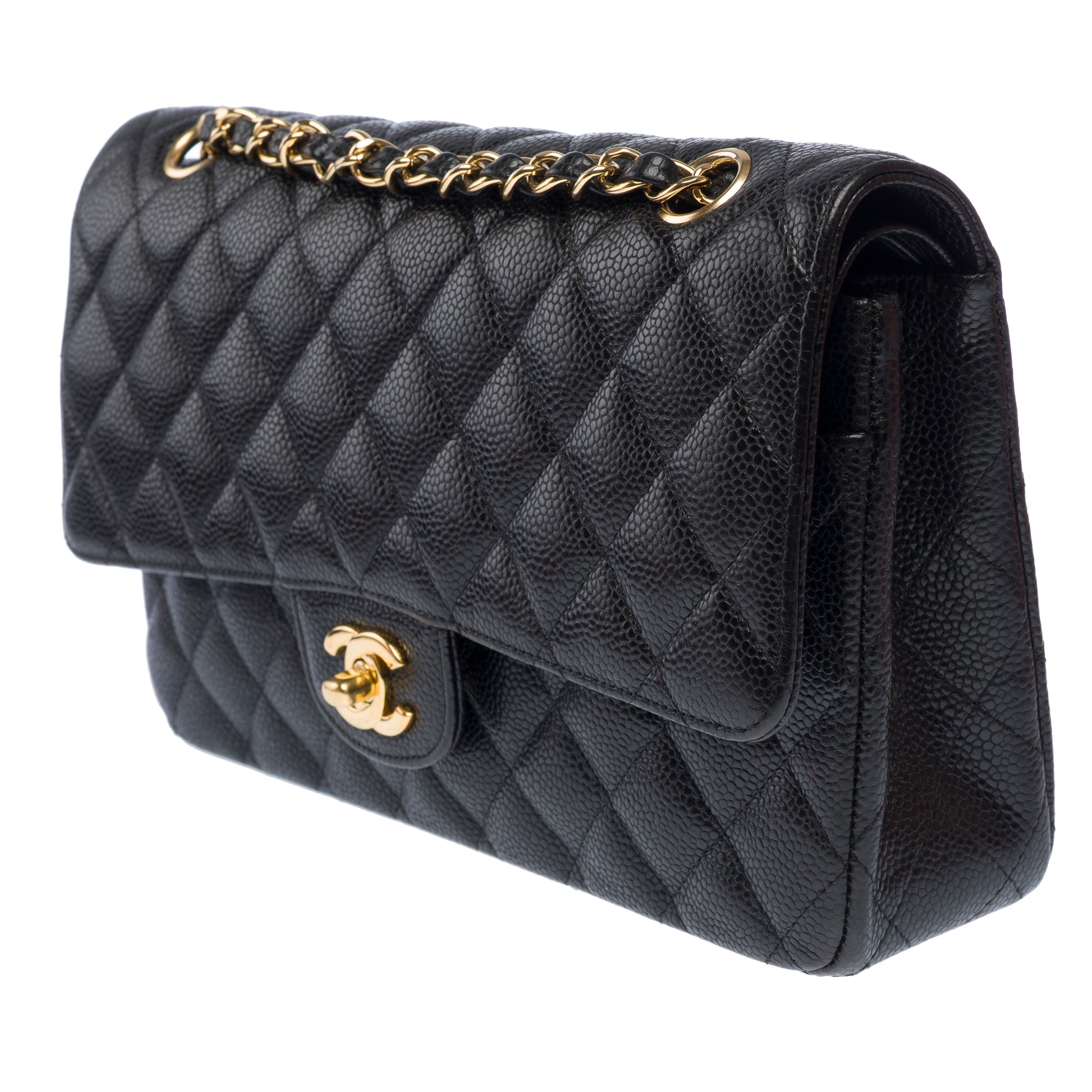 Sac CHANEL Timeless/Classique en Cuir Noir - 103345
