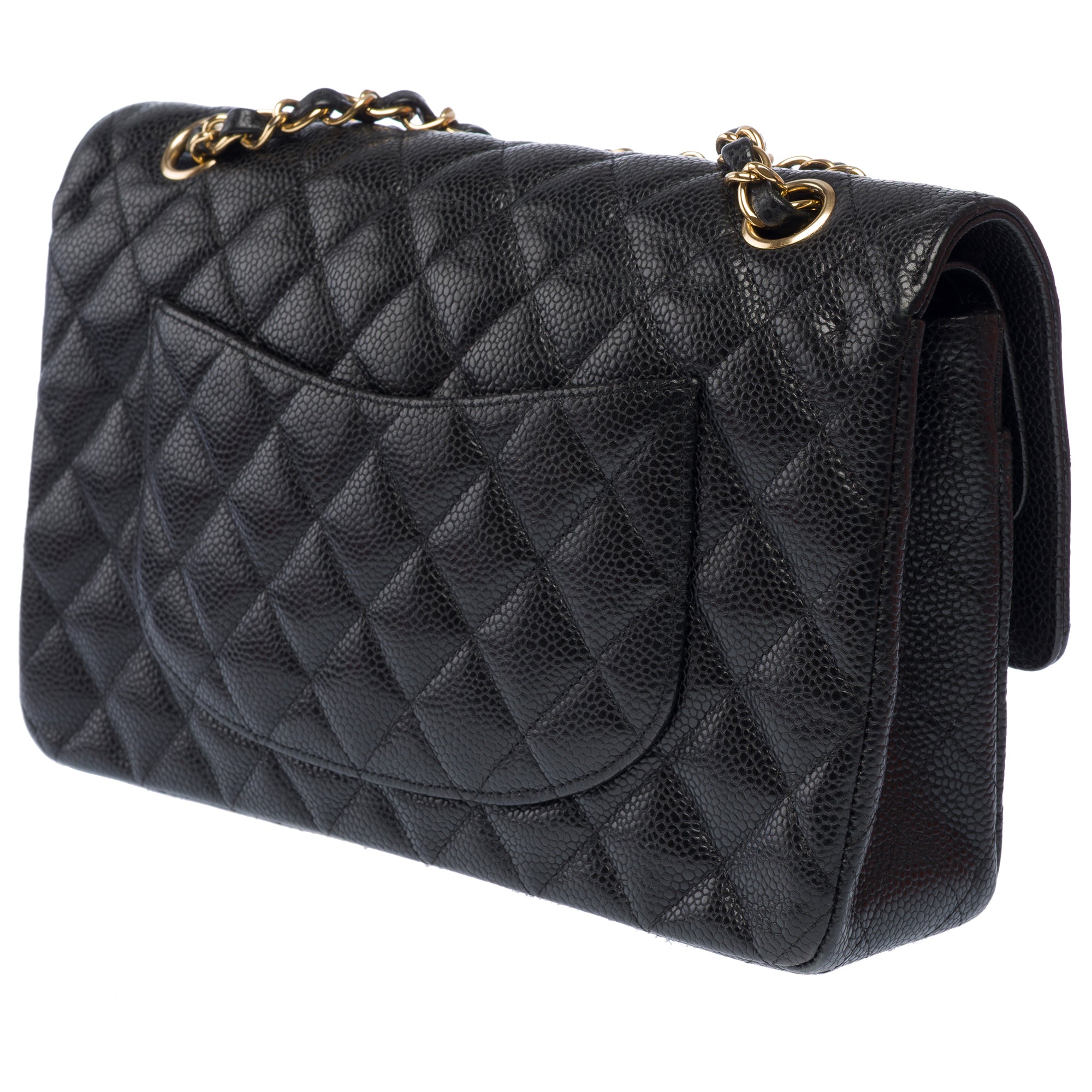 Sac CHANEL Timeless/Classique en Cuir Noir - 103345