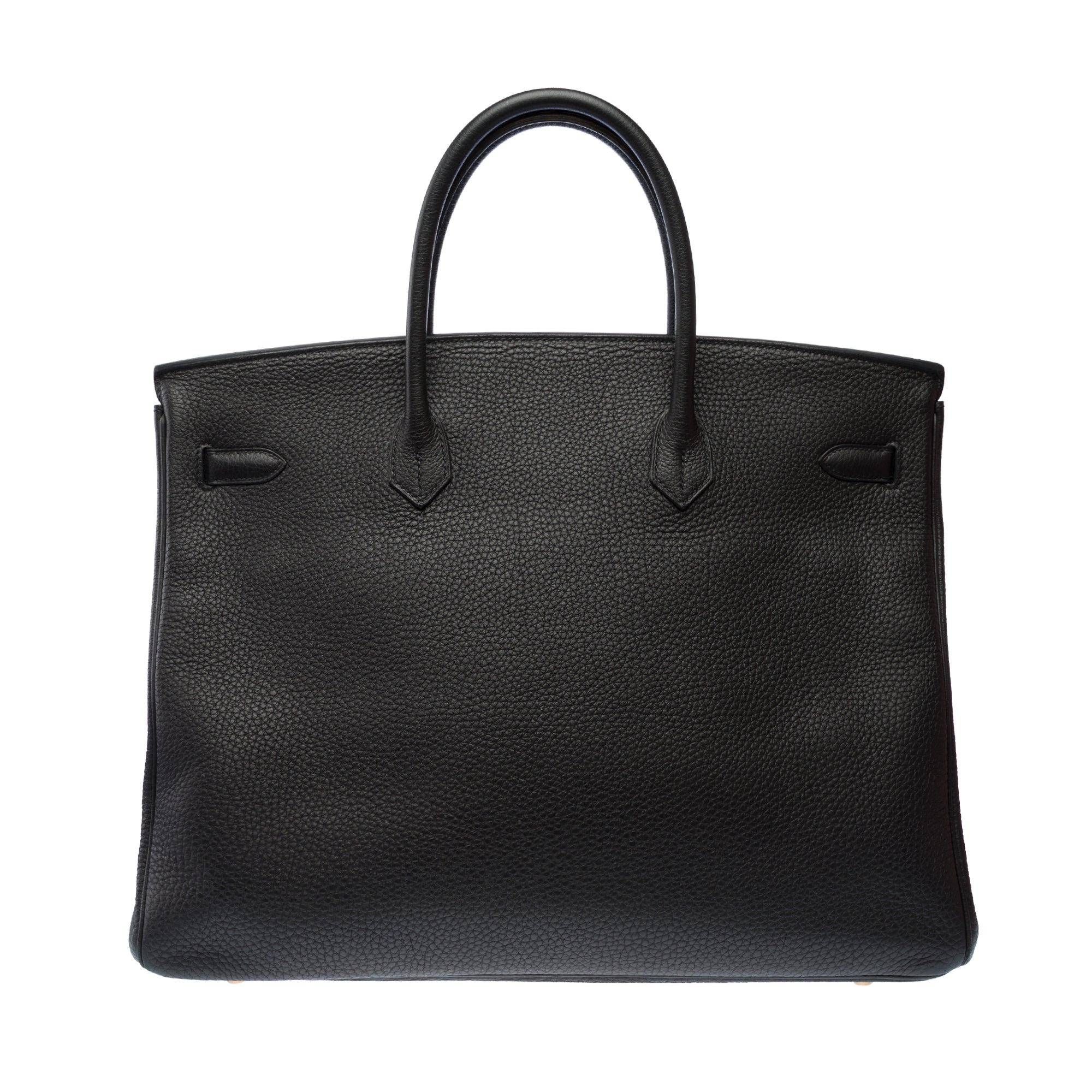 Sac HERMES Birkin 40 en Cuir Noir - 103343