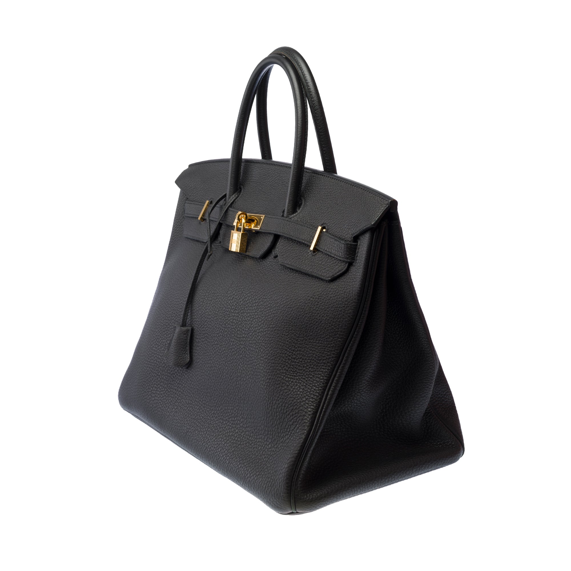 Sac HERMES Birkin 40 en Cuir Noir - 103343