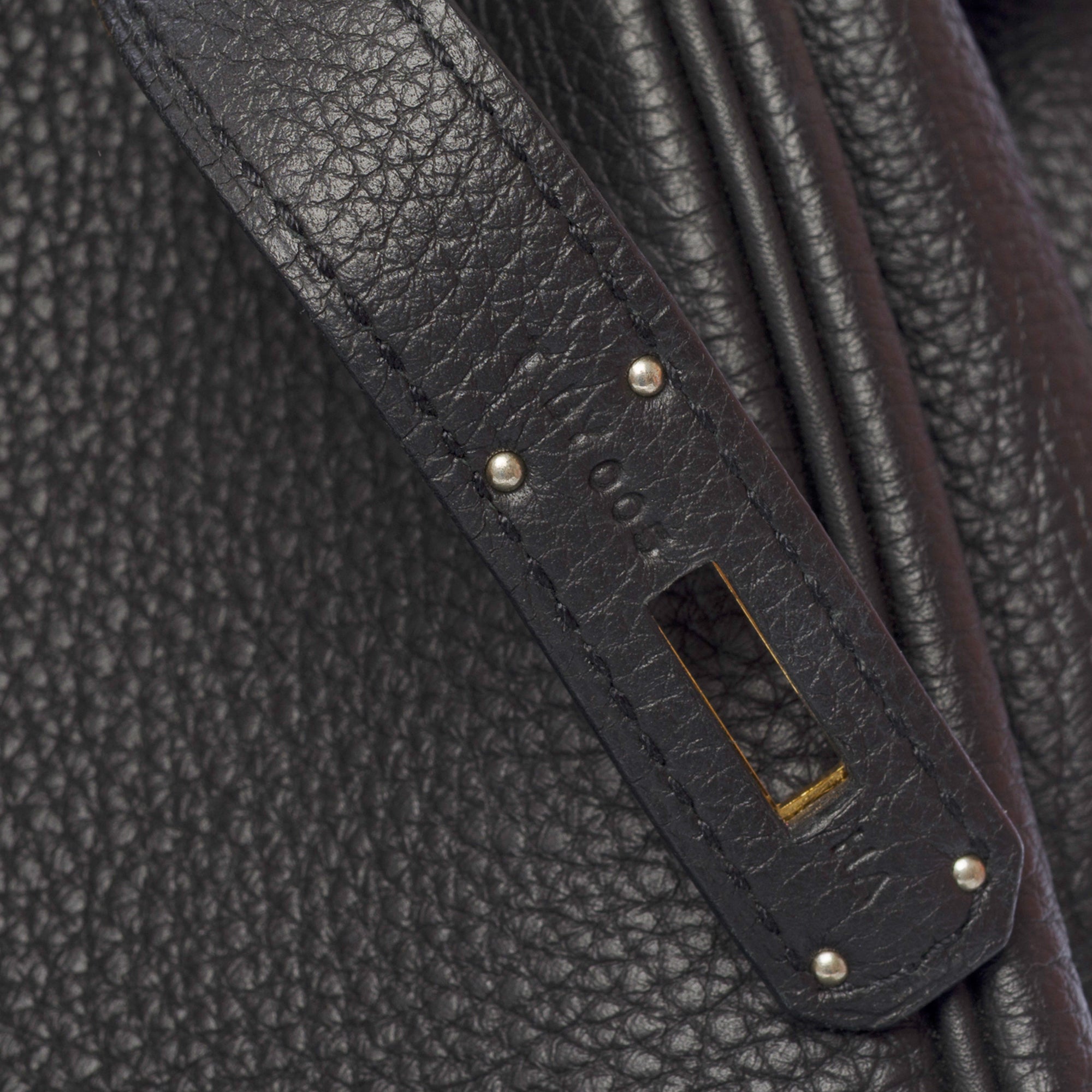 Sac HERMES Birkin 40 en Cuir Noir - 103343