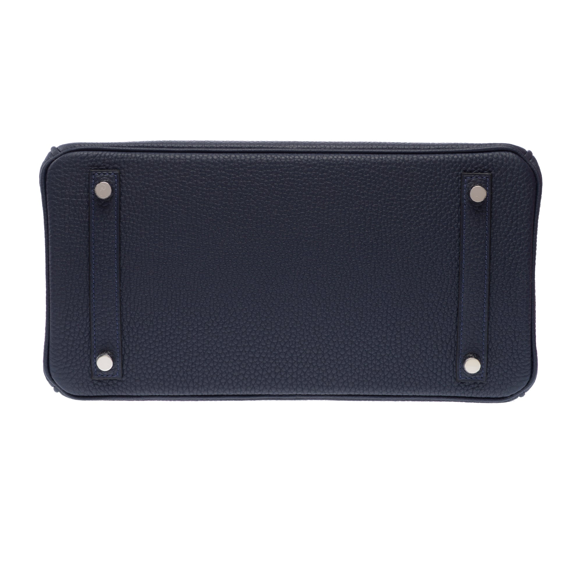 Sac HERMES Birkin 30 en Cuir Bleu Marine - 103339