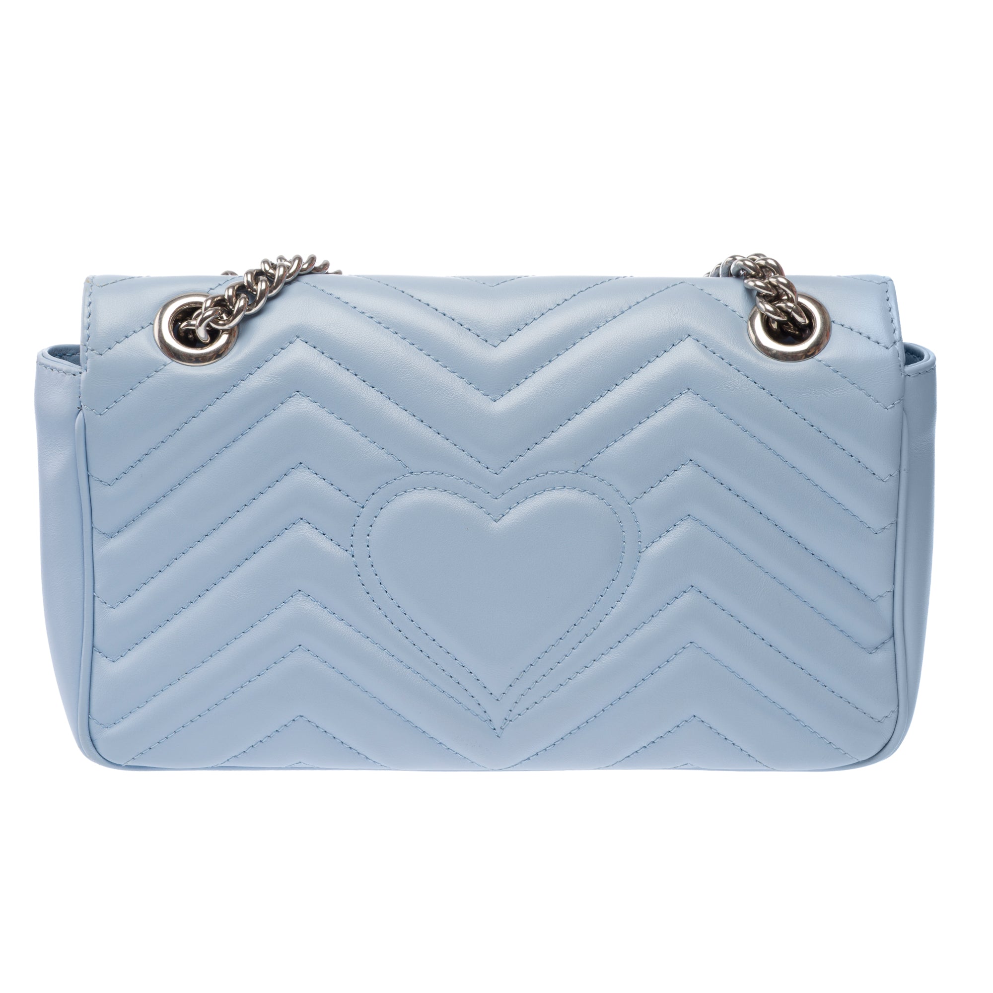 Sac GUCCI Marmont en Cuir Bleu - 103342