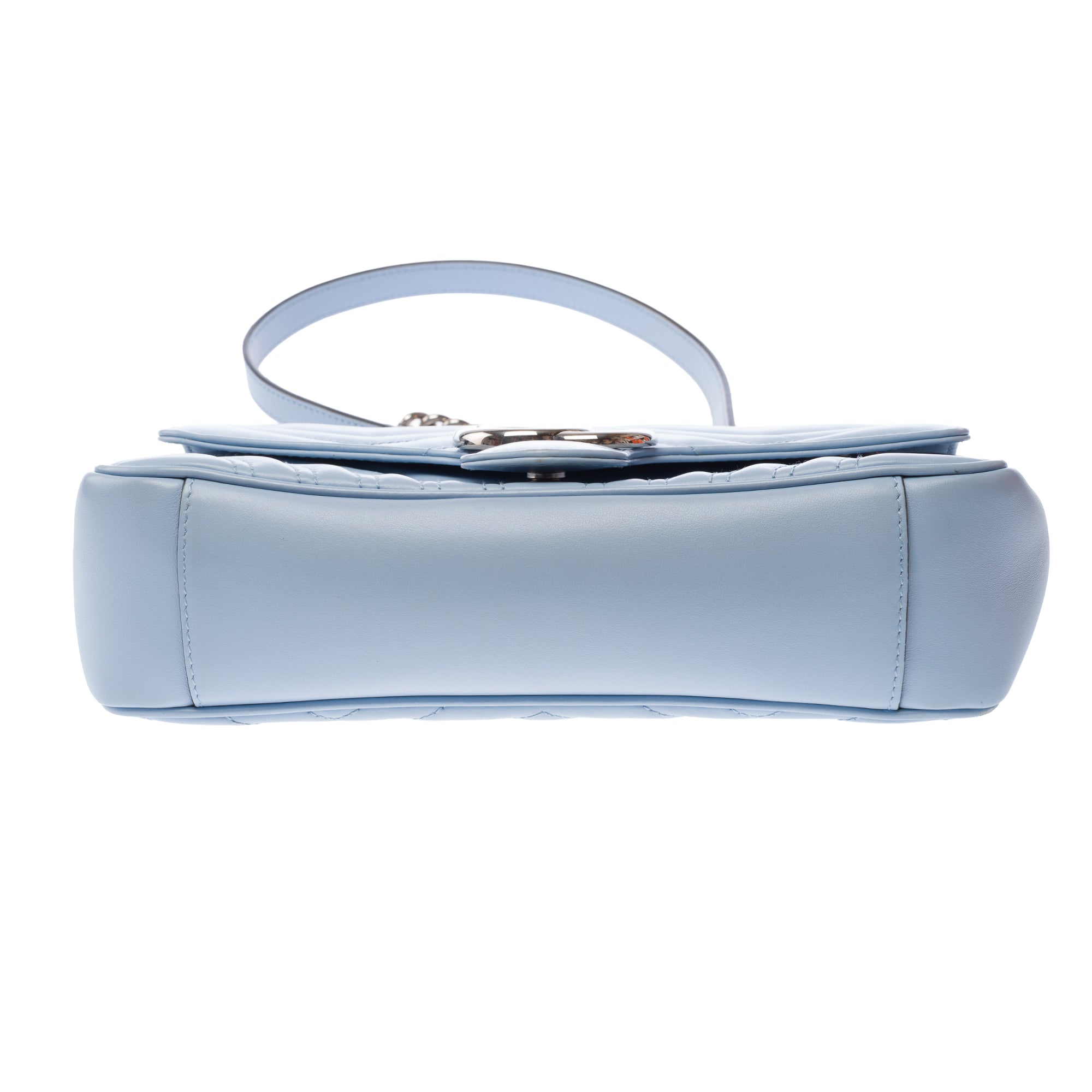 Sac GUCCI Marmont en Cuir Bleu - 103342