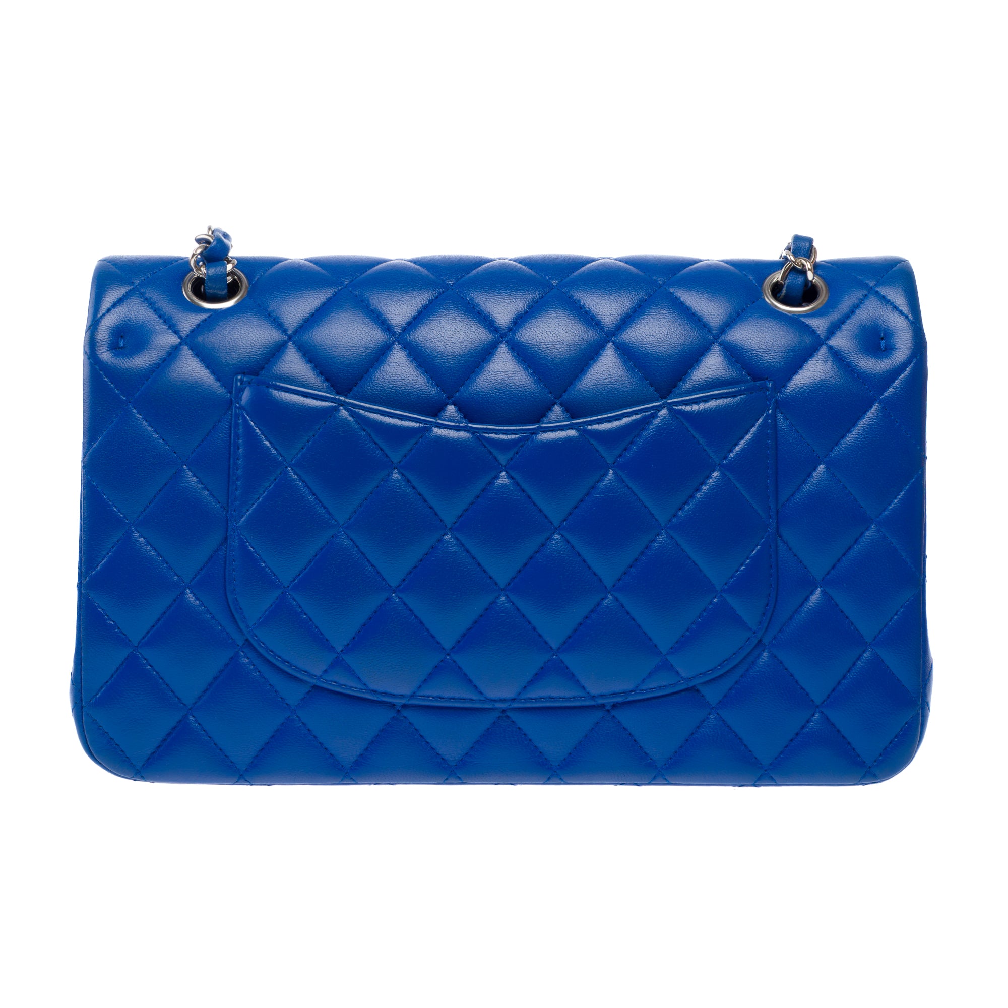 Sac CHANEL Timeless/Classique en Cuir Bleu - 103333