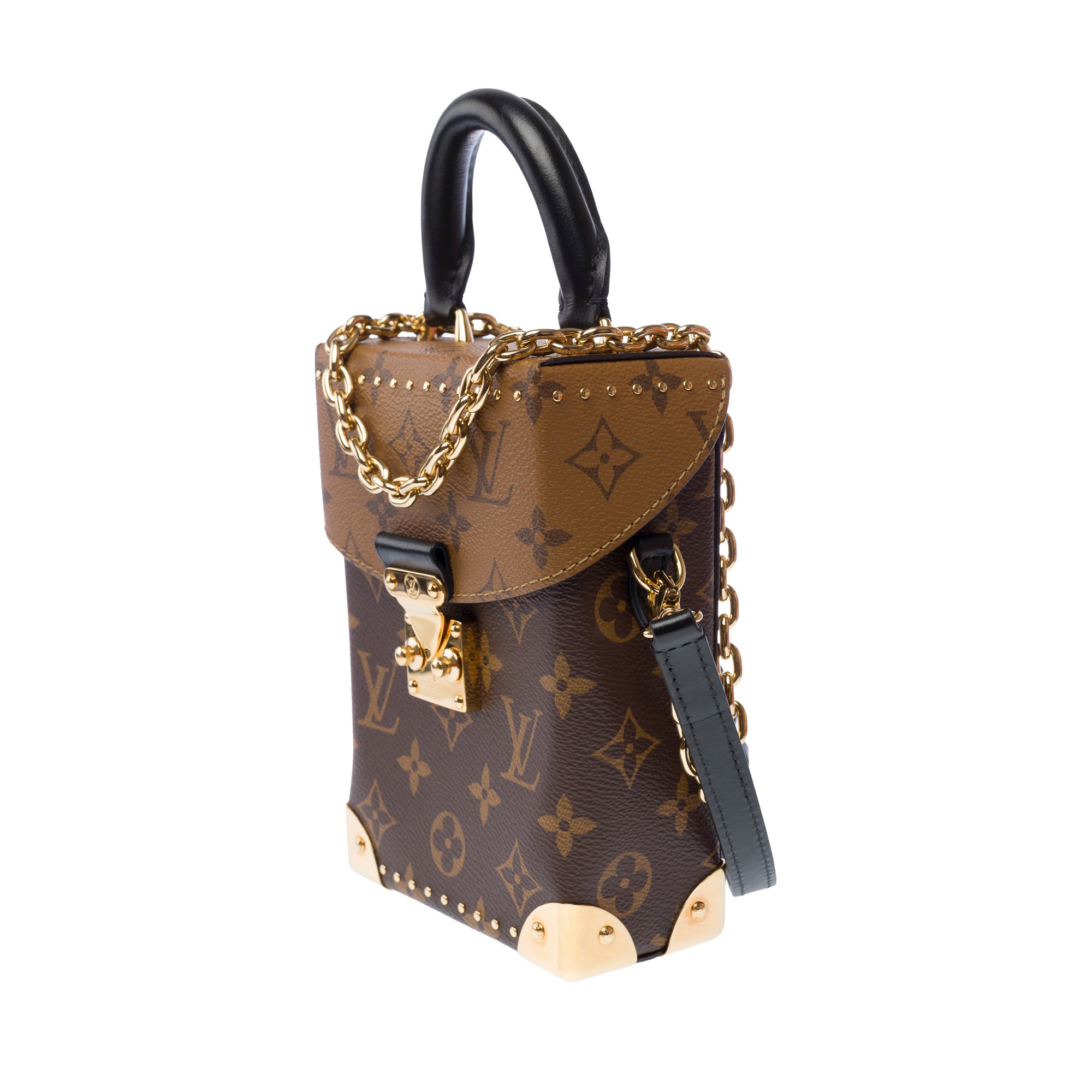 Sac LOUIS VUITTON Camera Box en Toile Marron - 103336