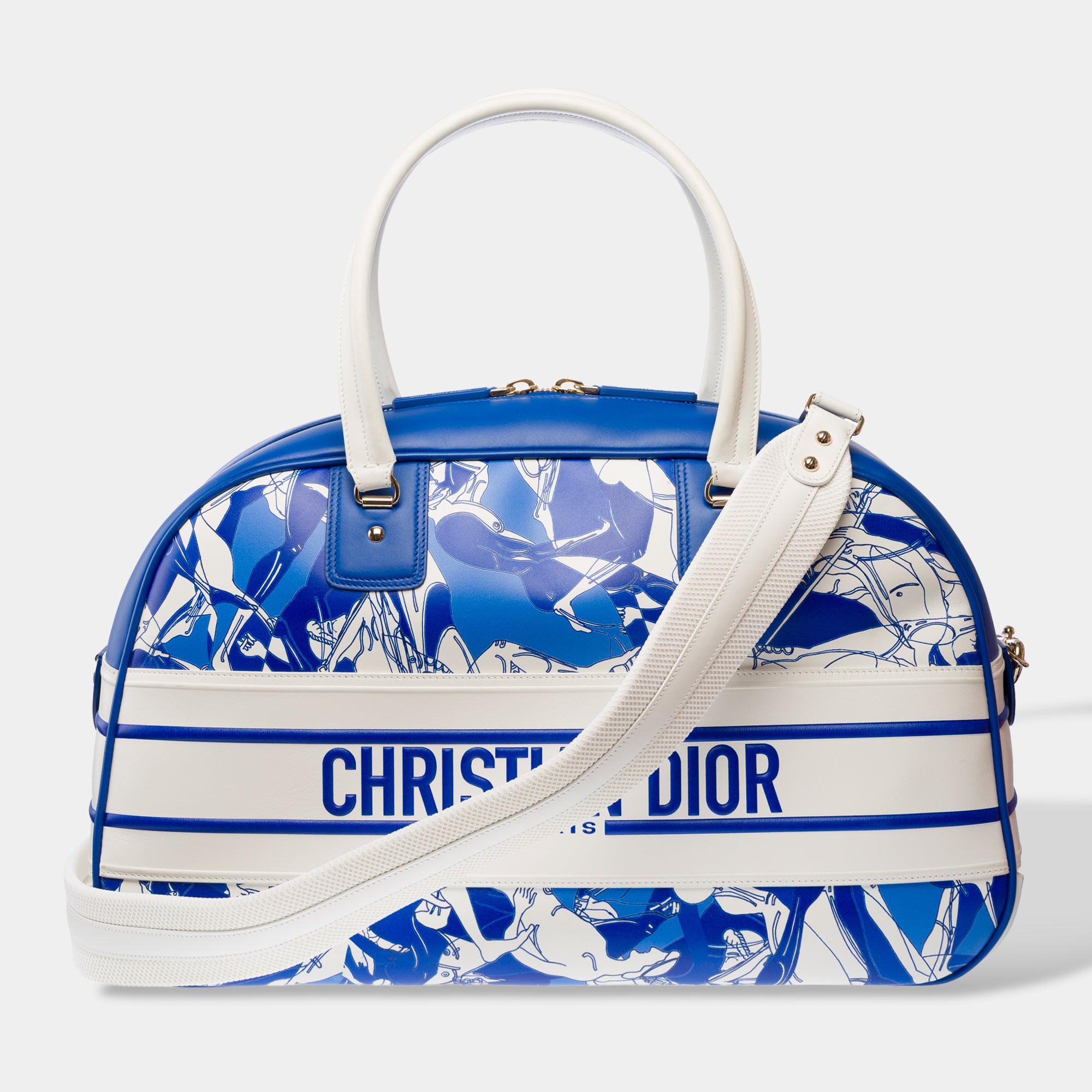 Sac DIOR en Cuir Bleu - 103337