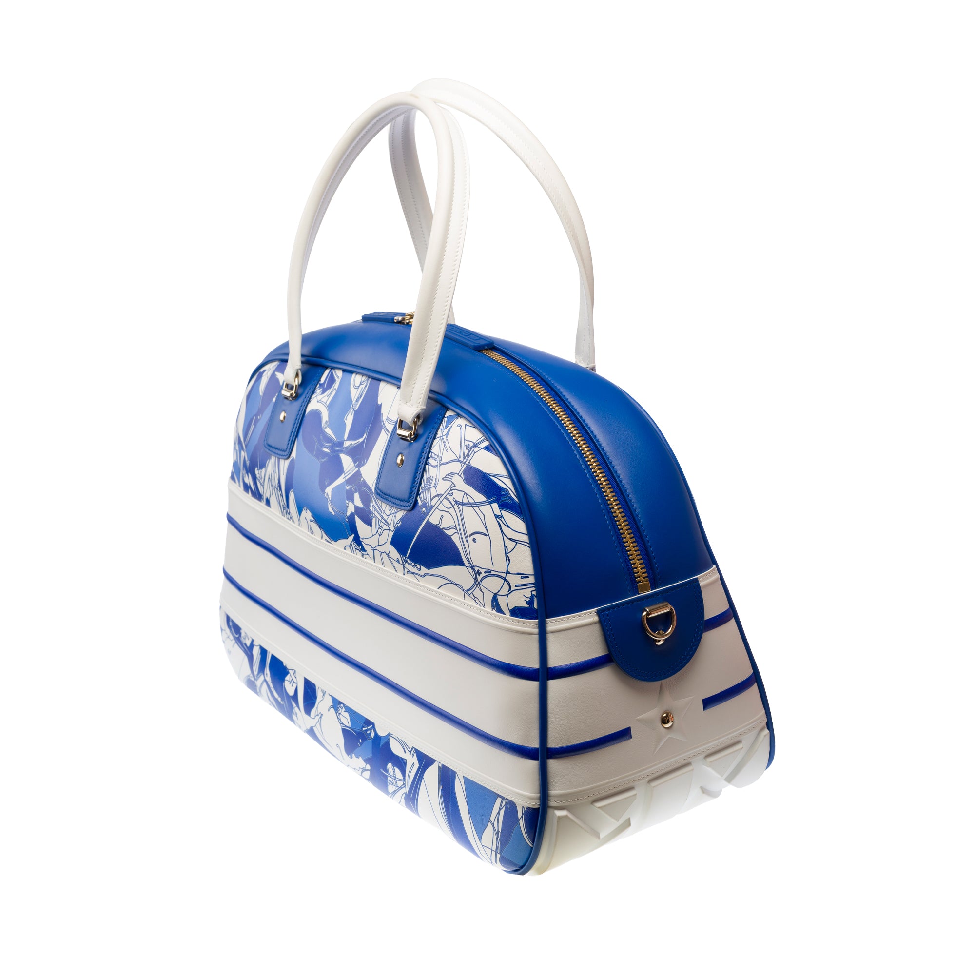 Sac DIOR en Cuir Bleu - 103337
