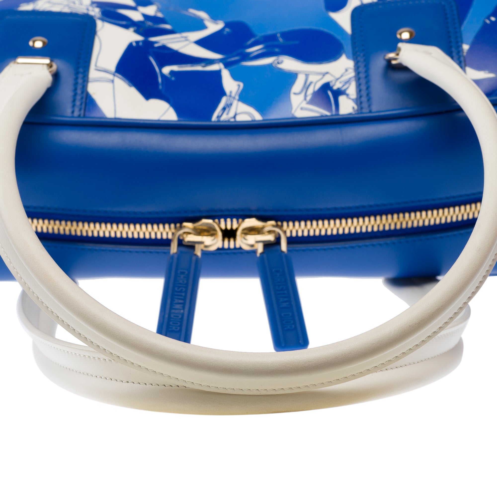 Sac DIOR en Cuir Bleu - 103337