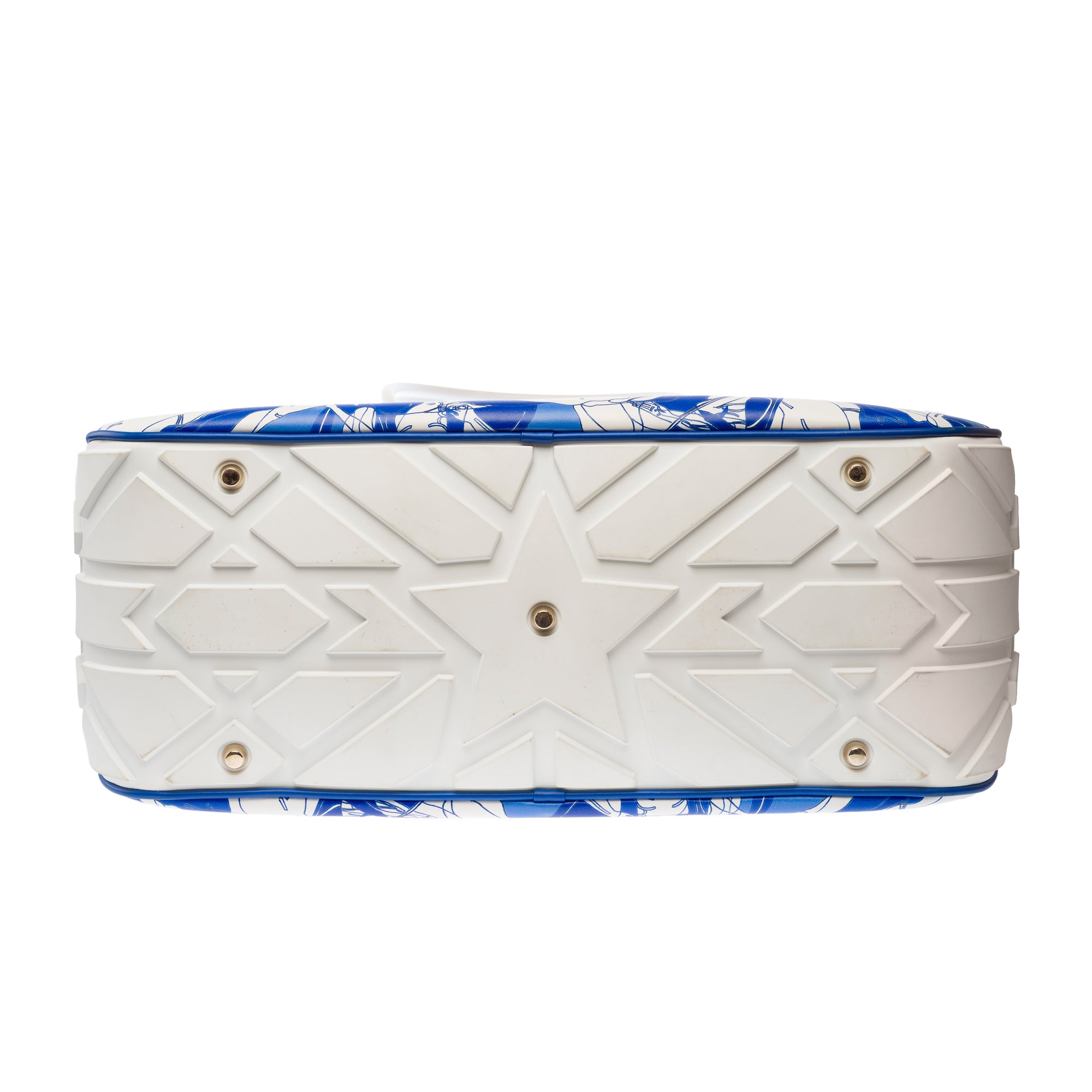 Sac DIOR en Cuir Bleu - 103337