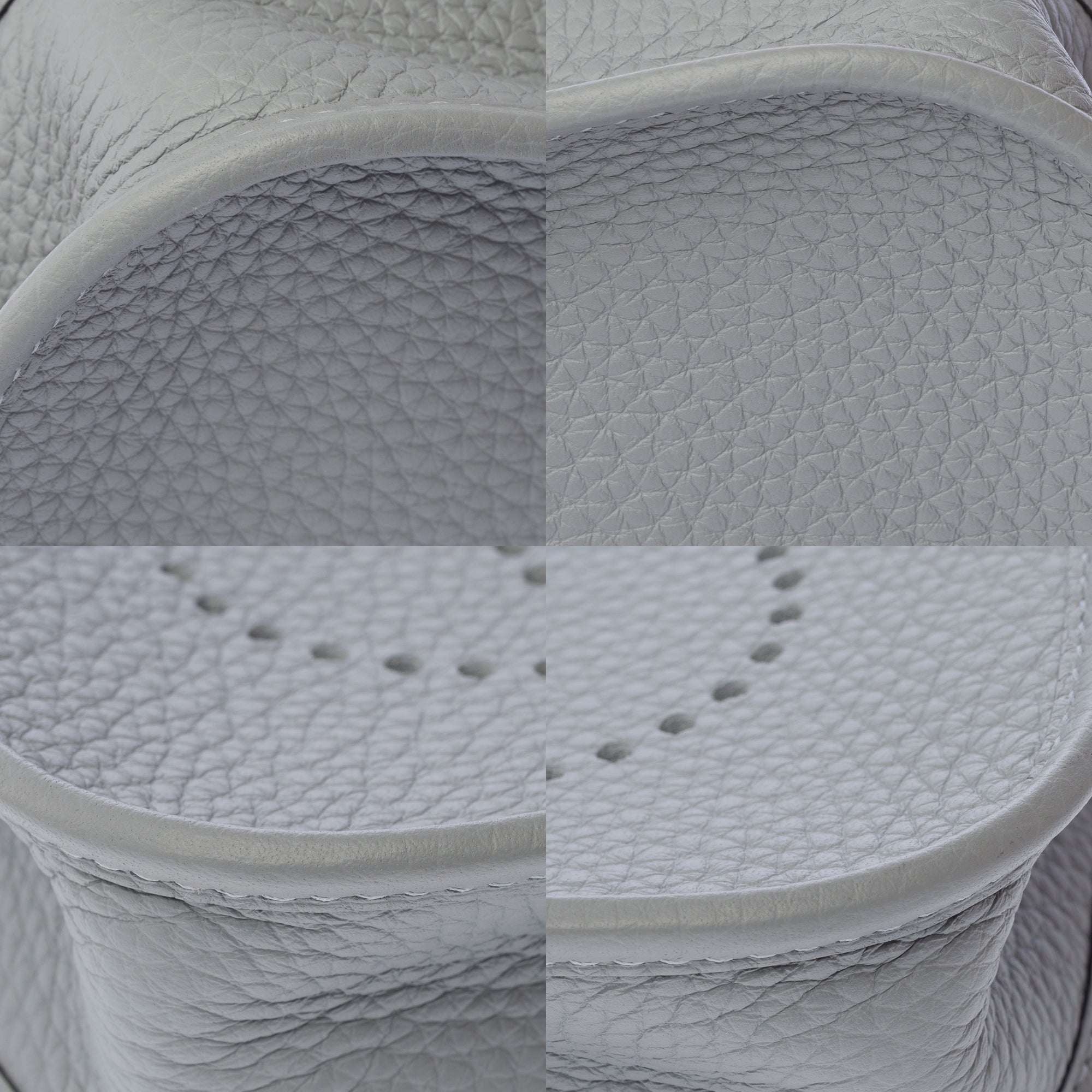 Sac HERMES Mini Evelyne en Cuir Gris - 103351