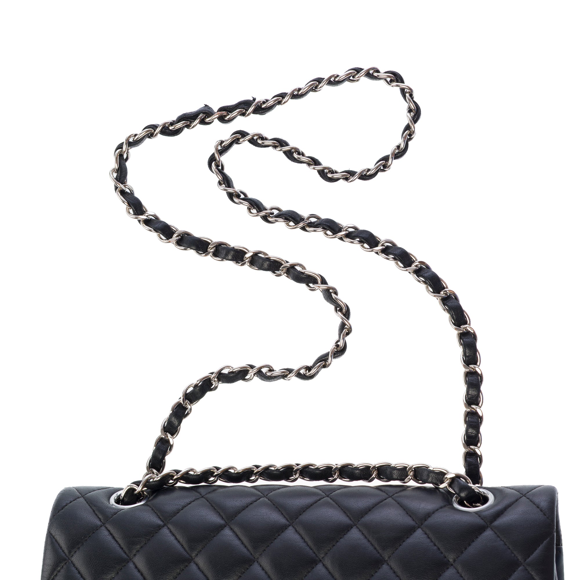 Sac CHANEL Timeless/Classique en Cuir Noir - 103334