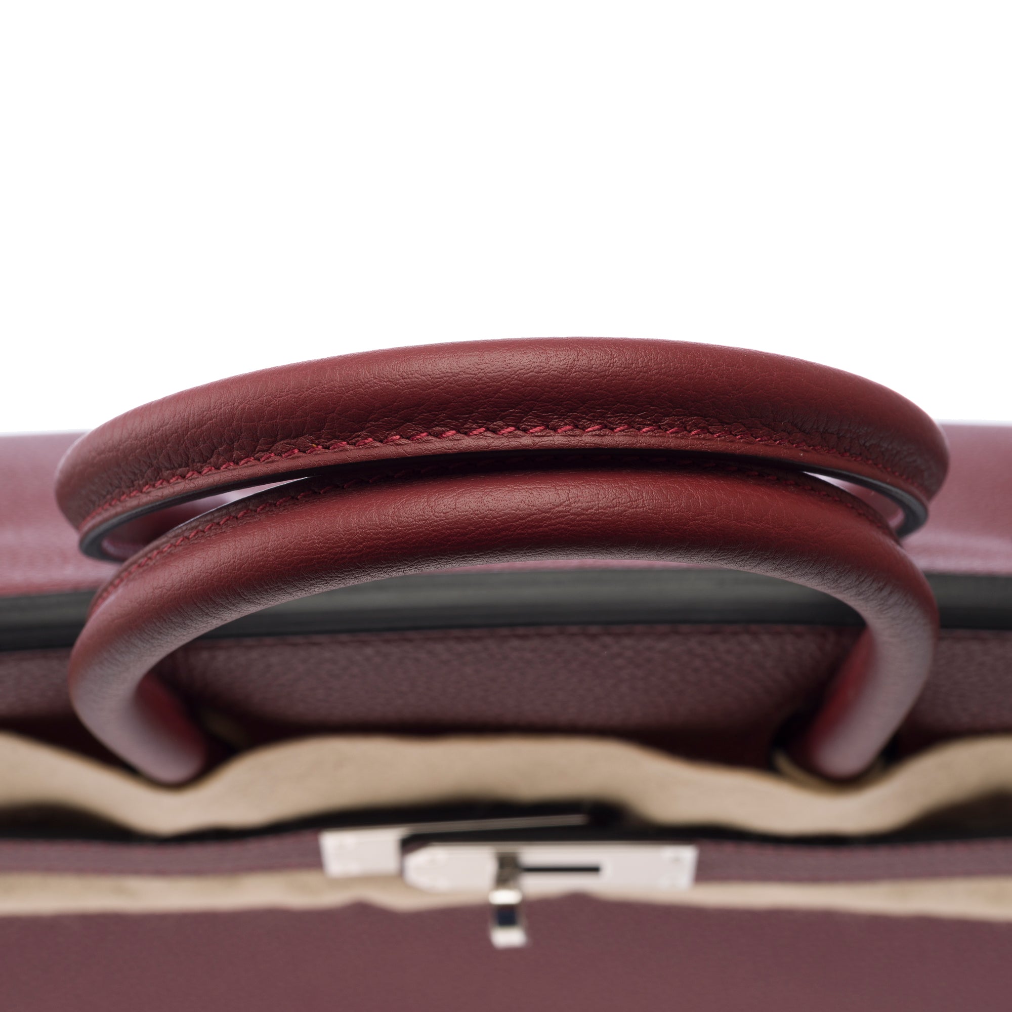 Sac HERMES Birkin 30 en Cuir Rouge - 103349