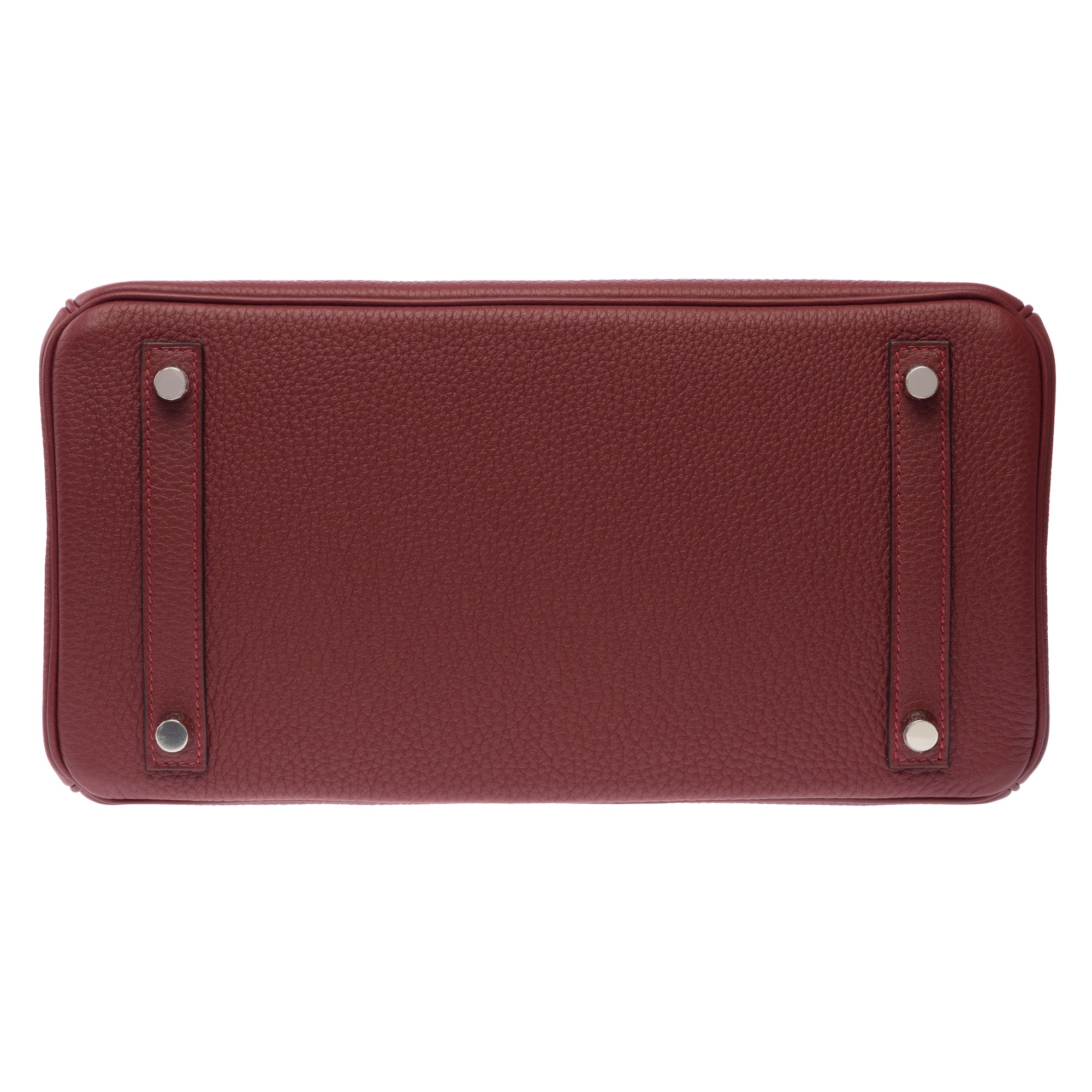 Sac HERMES Birkin 30 en Cuir Rouge - 103349