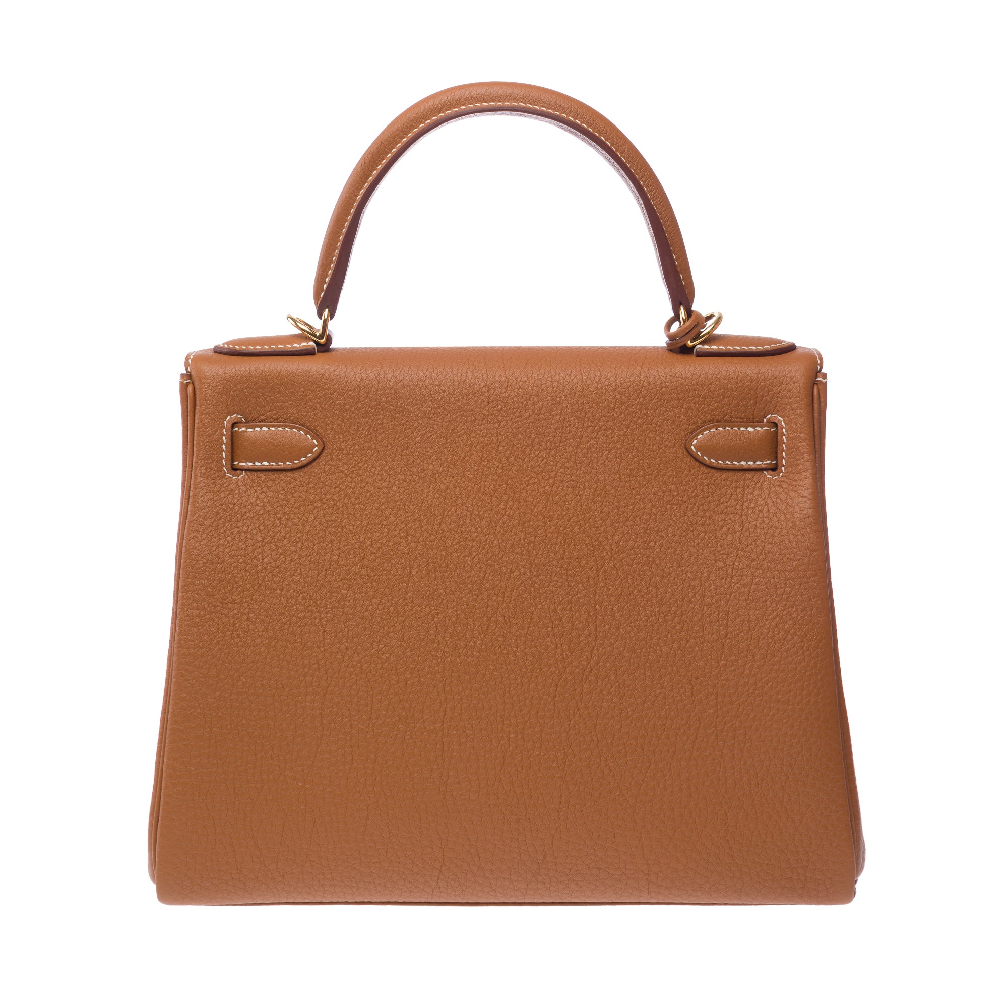 Sac HERMES Kelly 28 en Cuir Doré - 103350
