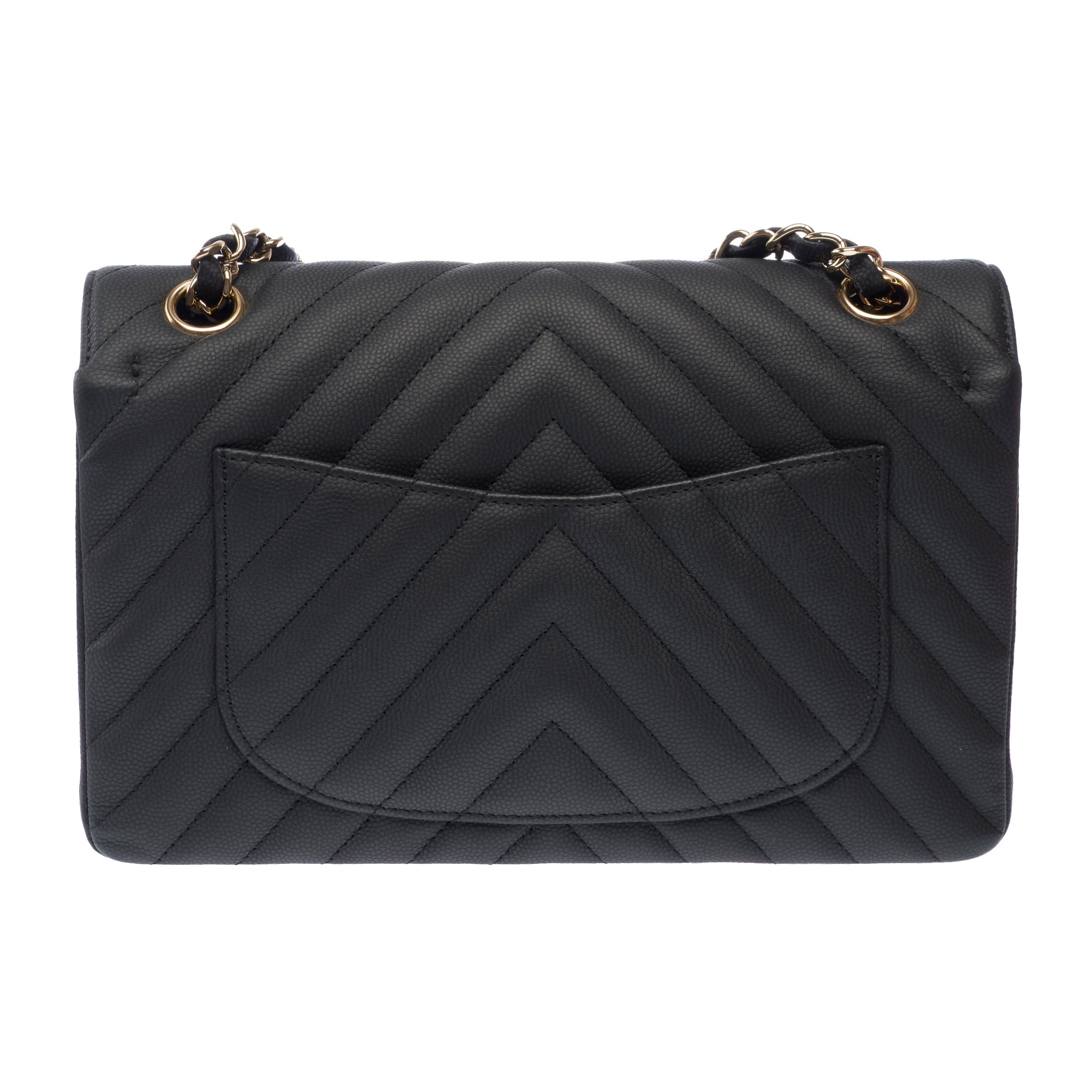 Sac CHANEL Timeless/Classique en Cuir Noir - 103355