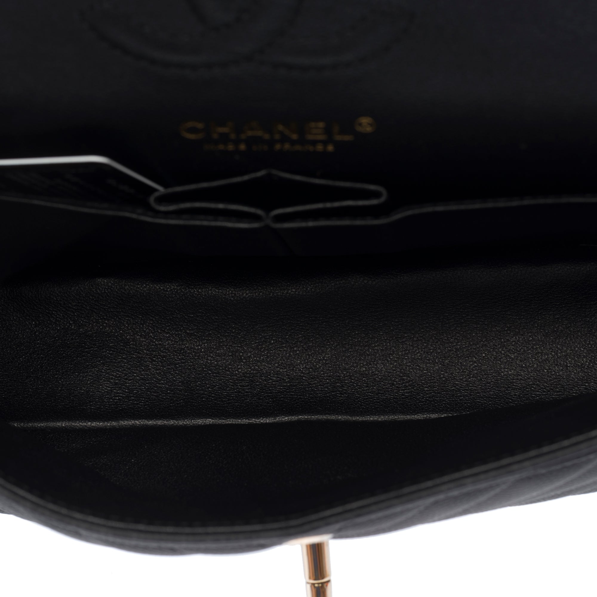 Sac CHANEL Timeless/Classique en Cuir Noir - 103355