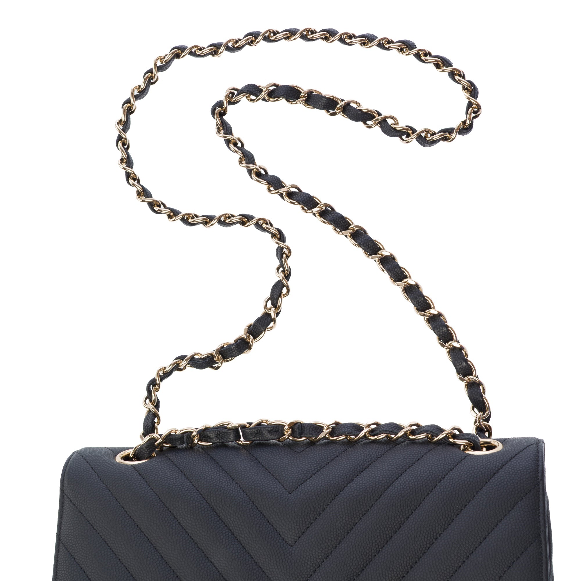 Sac CHANEL Timeless/Classique en Cuir Noir - 103355