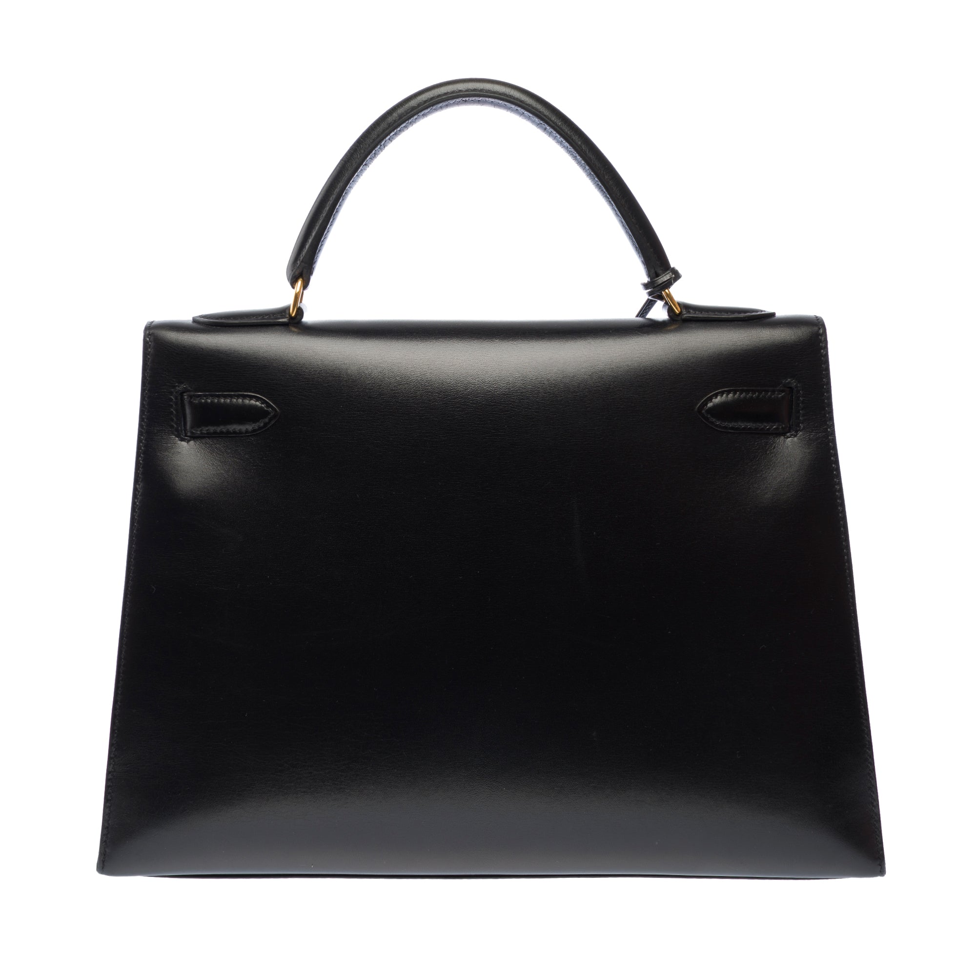 Sac HERMES Kelly 32 en Cuir Noir - 103332